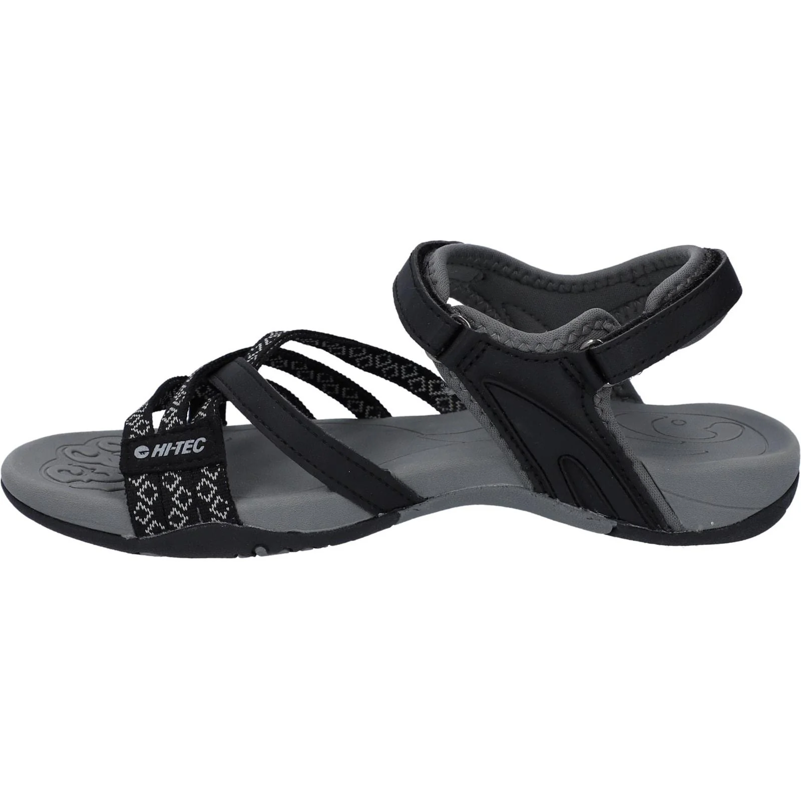 Hi-Tec Womens Savanna II Sandal Black/Charcoal - Image 2