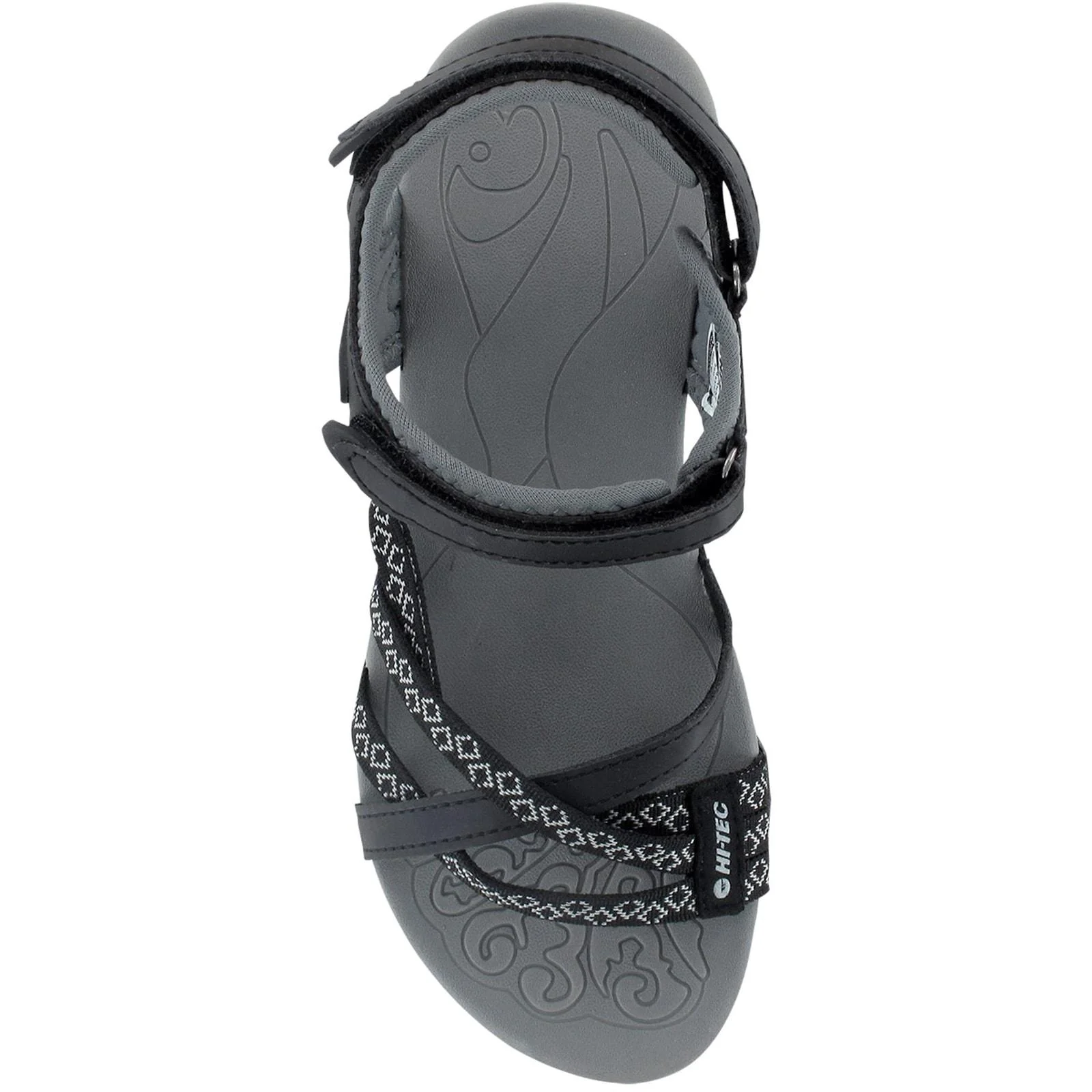 Hi-Tec Womens Savanna II Sandal Black/Charcoal - Image 3