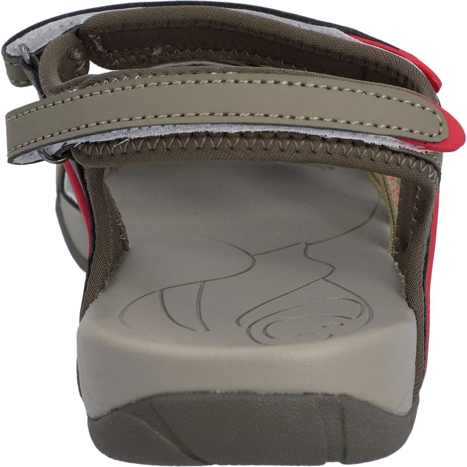 Hi-Tec Womens Savanna II Sandal Light Taupe/Olive/Sunset Coral - Image 4