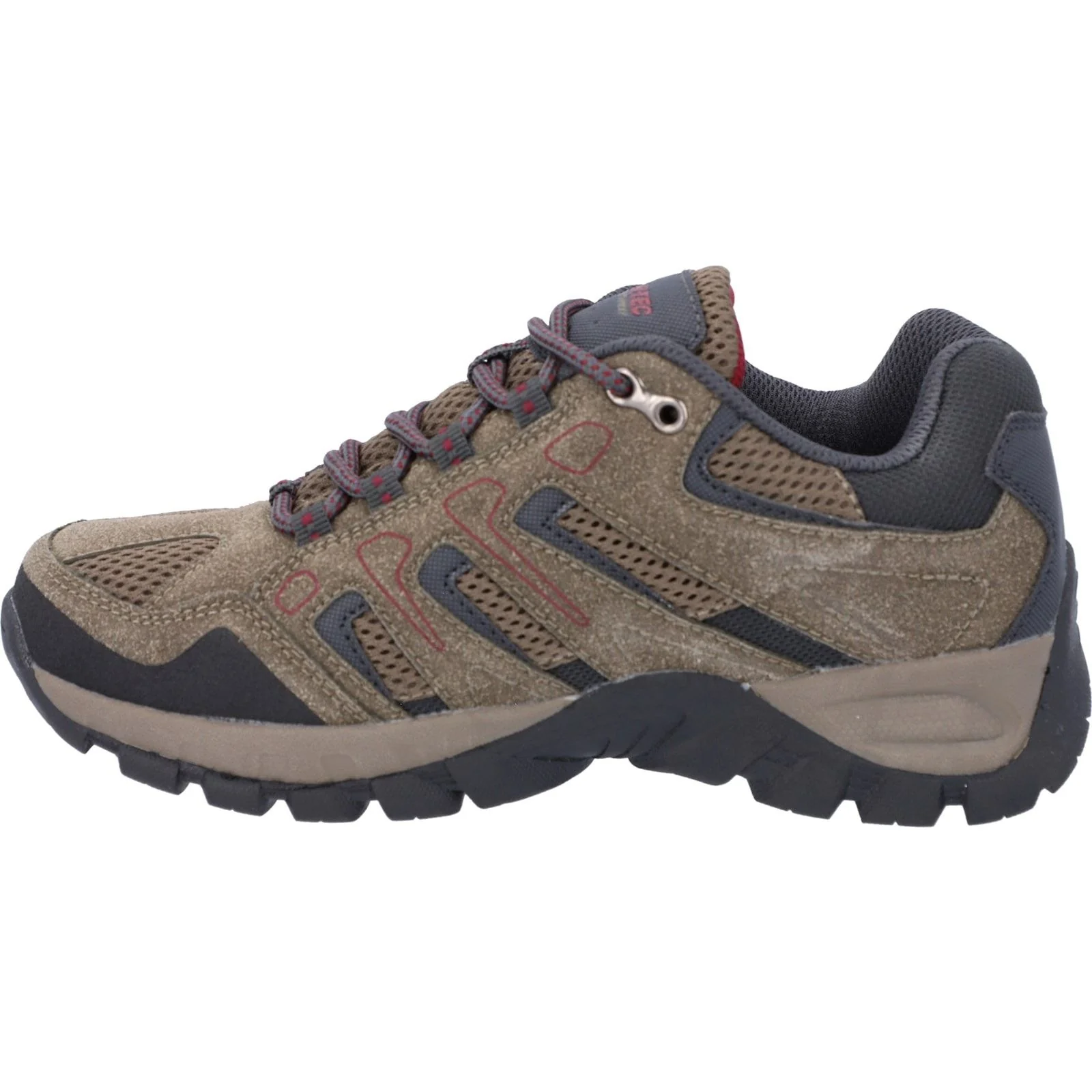 Hi-Tec Womens Torca Low Boots Dark Taupe/Charcoal - Image 2