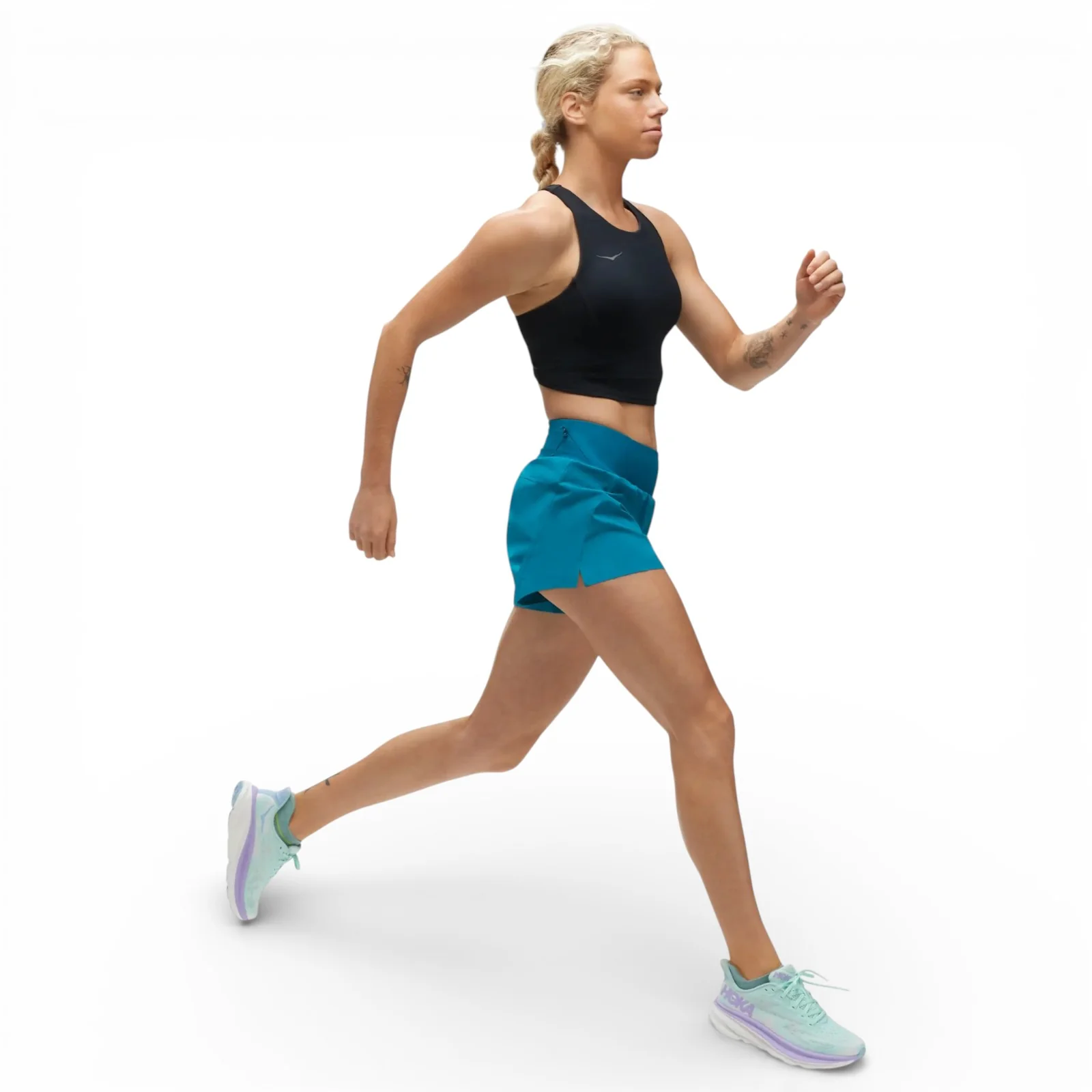 Hoka Elaro Crop Womens Low-Impact Sports Bra - Image 3