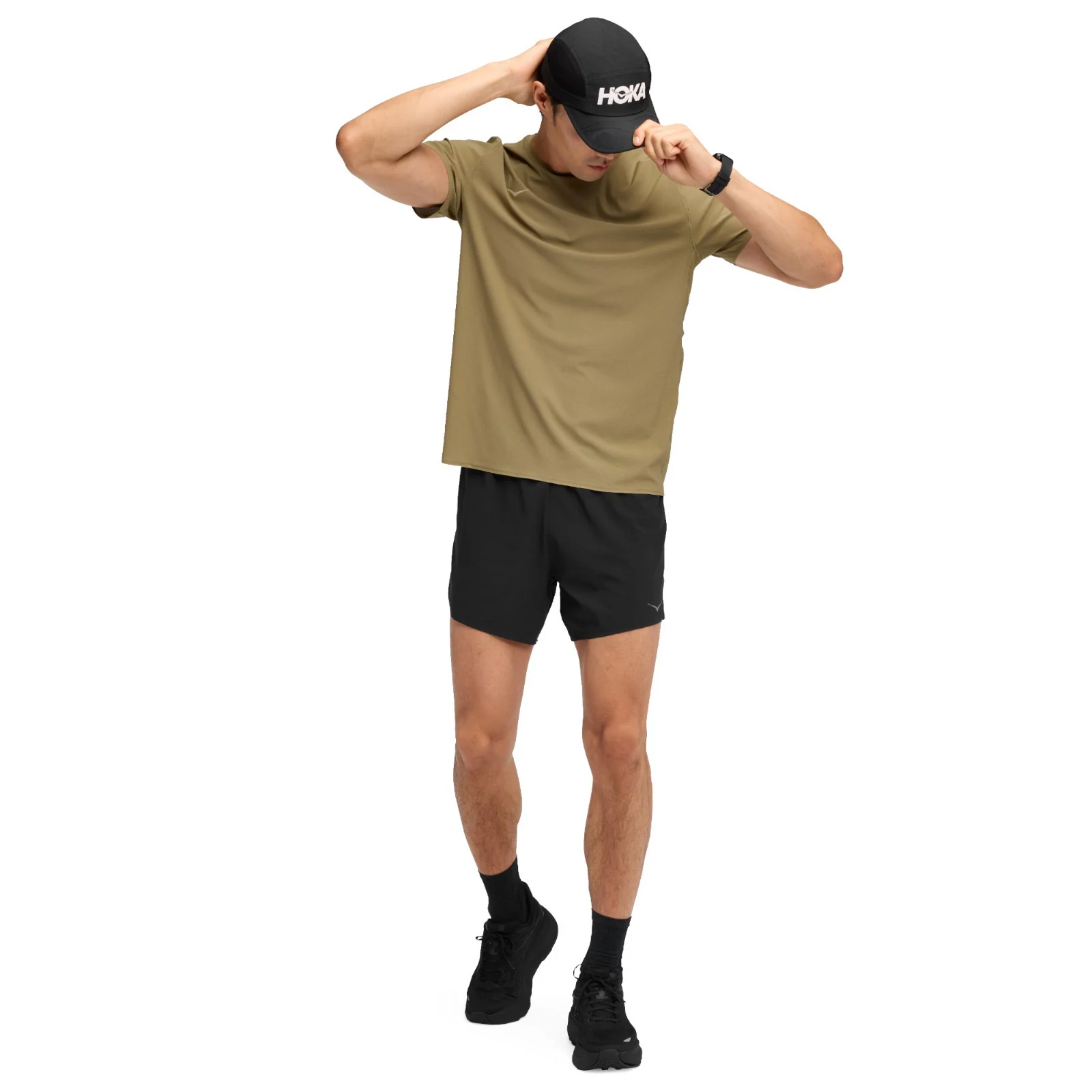 Hoka Glide 5'' Mens Short w/ Brief - Image 3