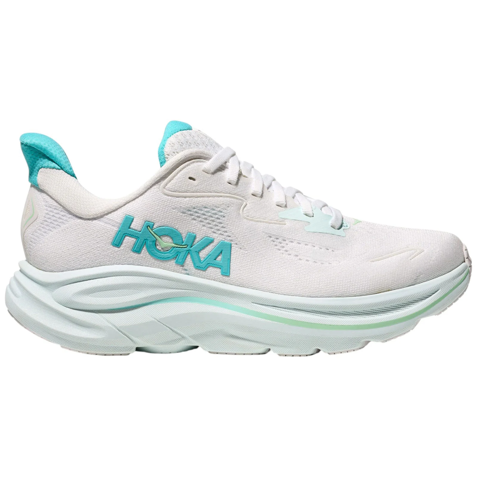 Hoka Womens Clifton 10 White/Sky