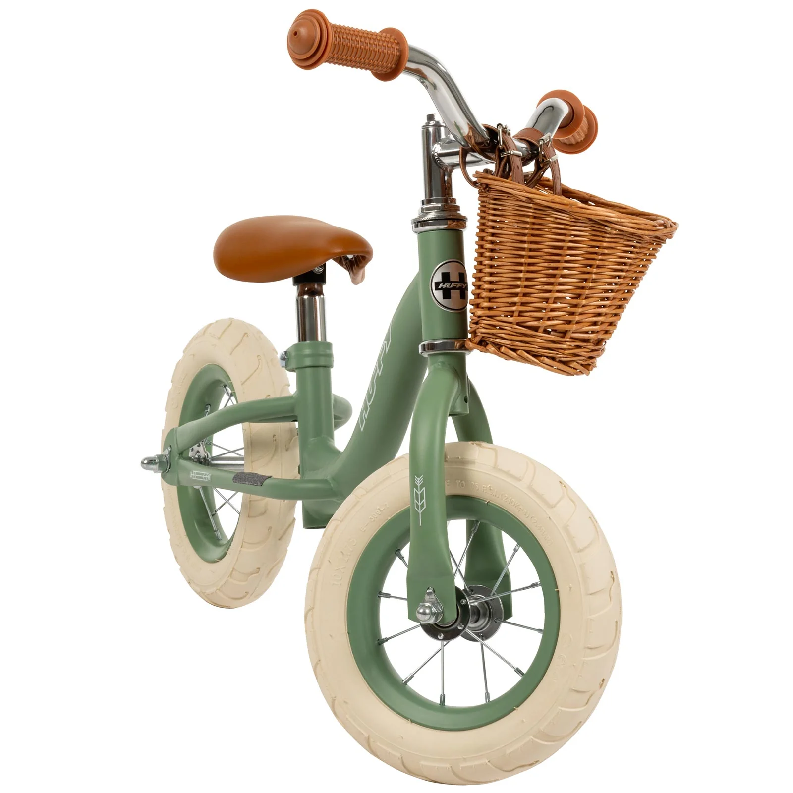 Huffy Vintage Balance Kids 10" Bike - Green - Image 11