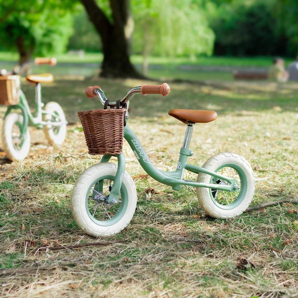 Huffy Vintage Balance Kids 10" Bike - Green - Image 12