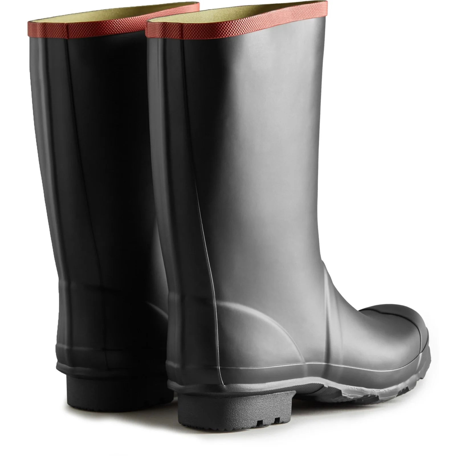 Hunter Unisex Argyll Short Knee Wellington Black - Image 4