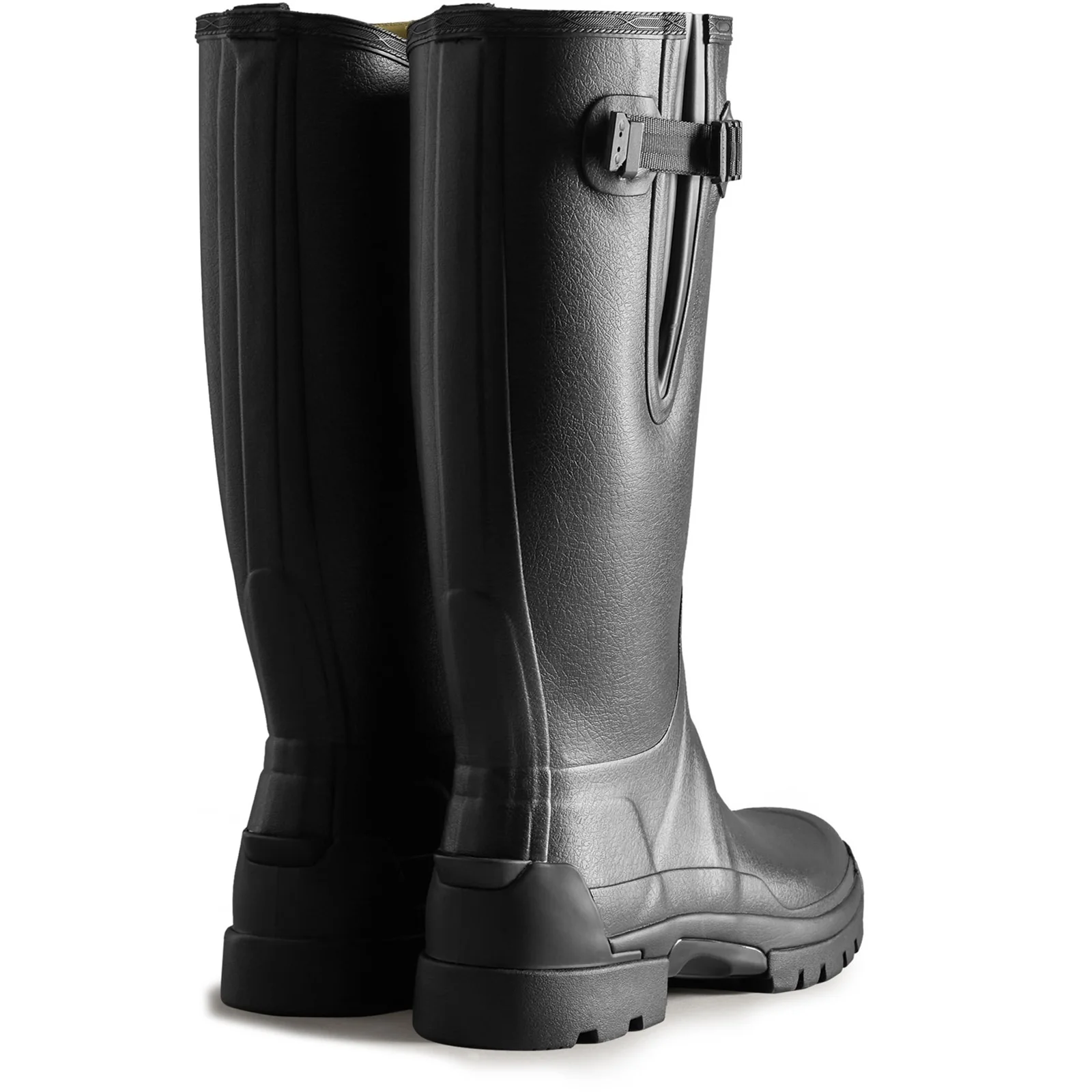 Hunter Mens Balmoral Adjustable Wellington Black - Image 3
