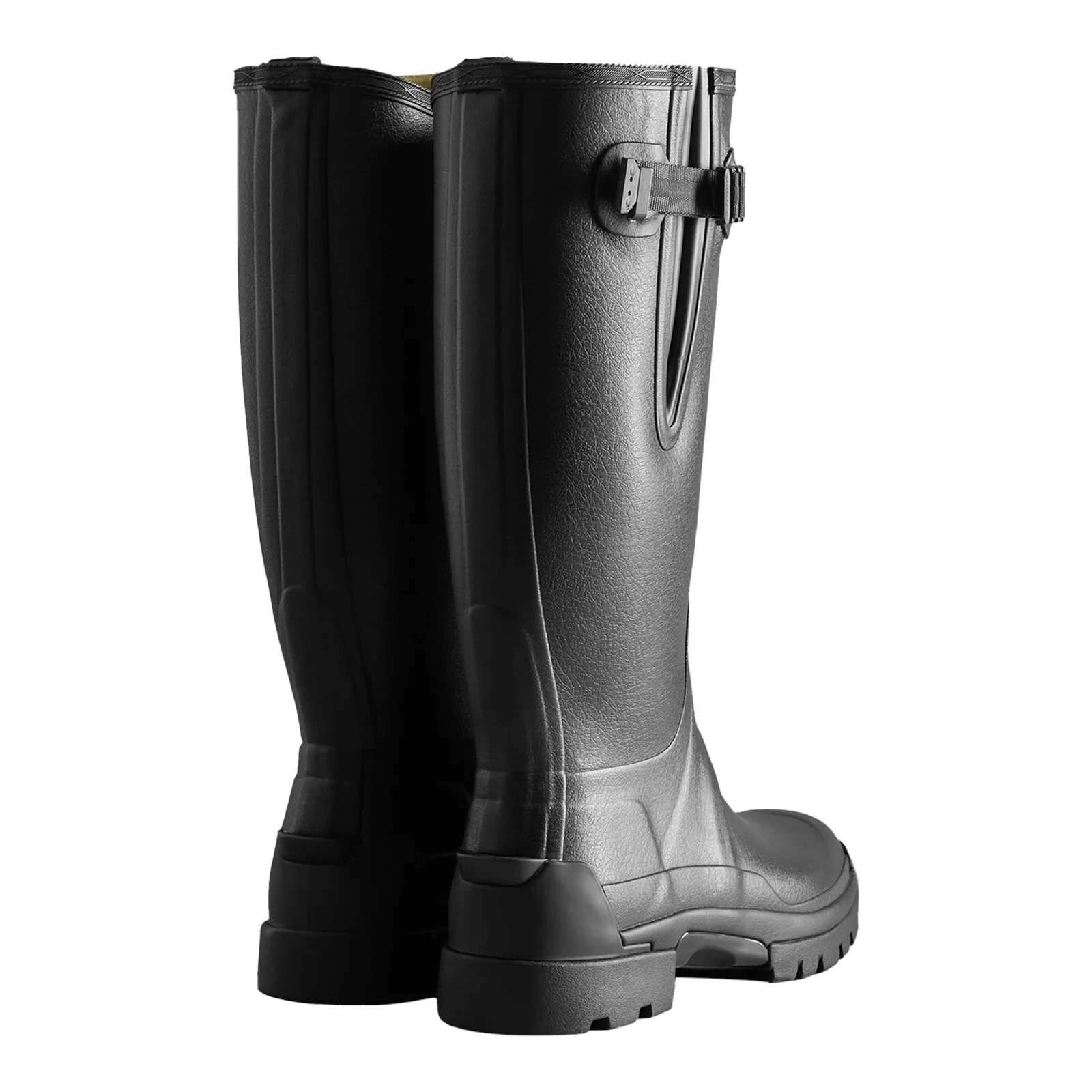 Hunter Mens Balmoral Adjustable Wellington Black - Image 5