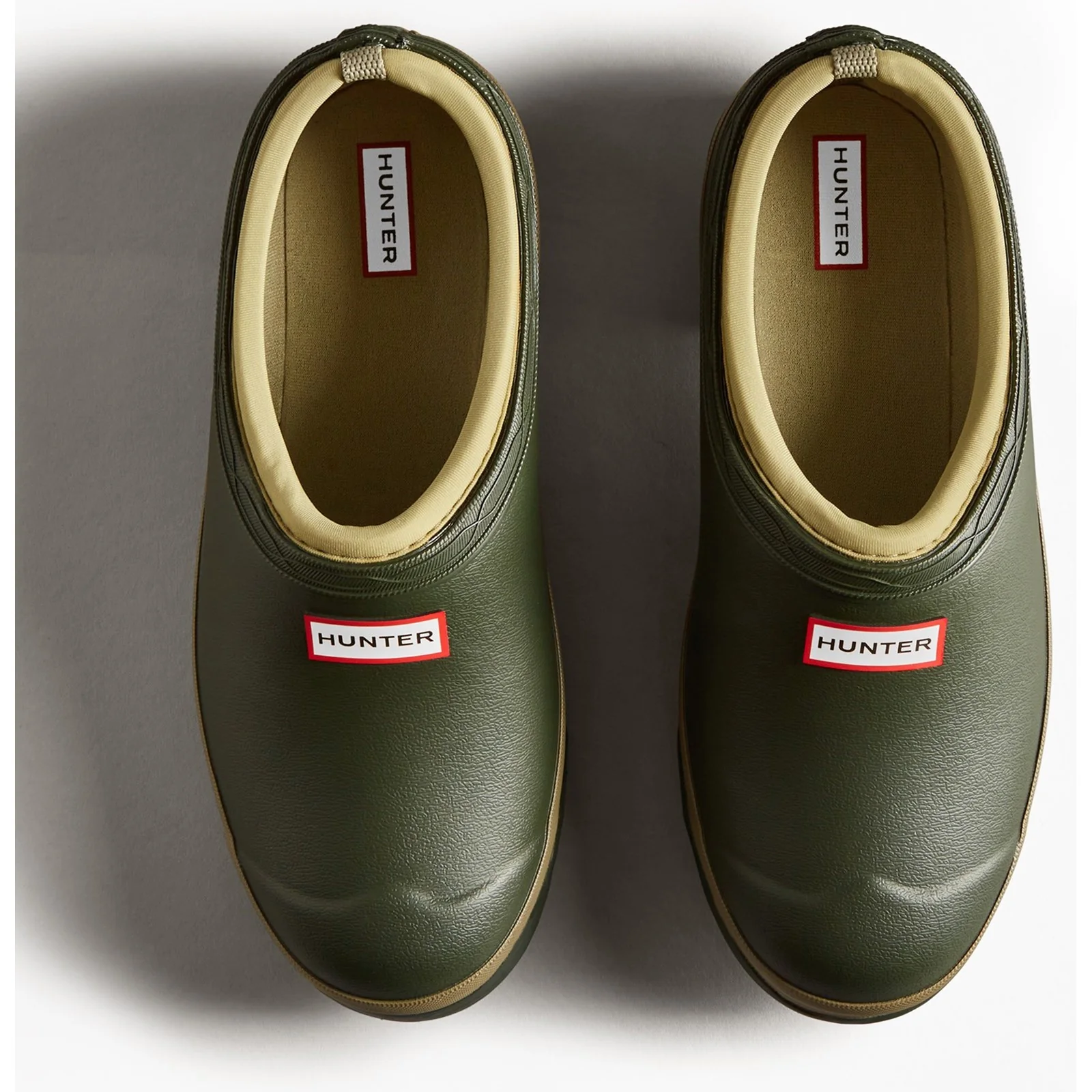 Hunter Womens Gardener Clogs Dark Olive - Image 3