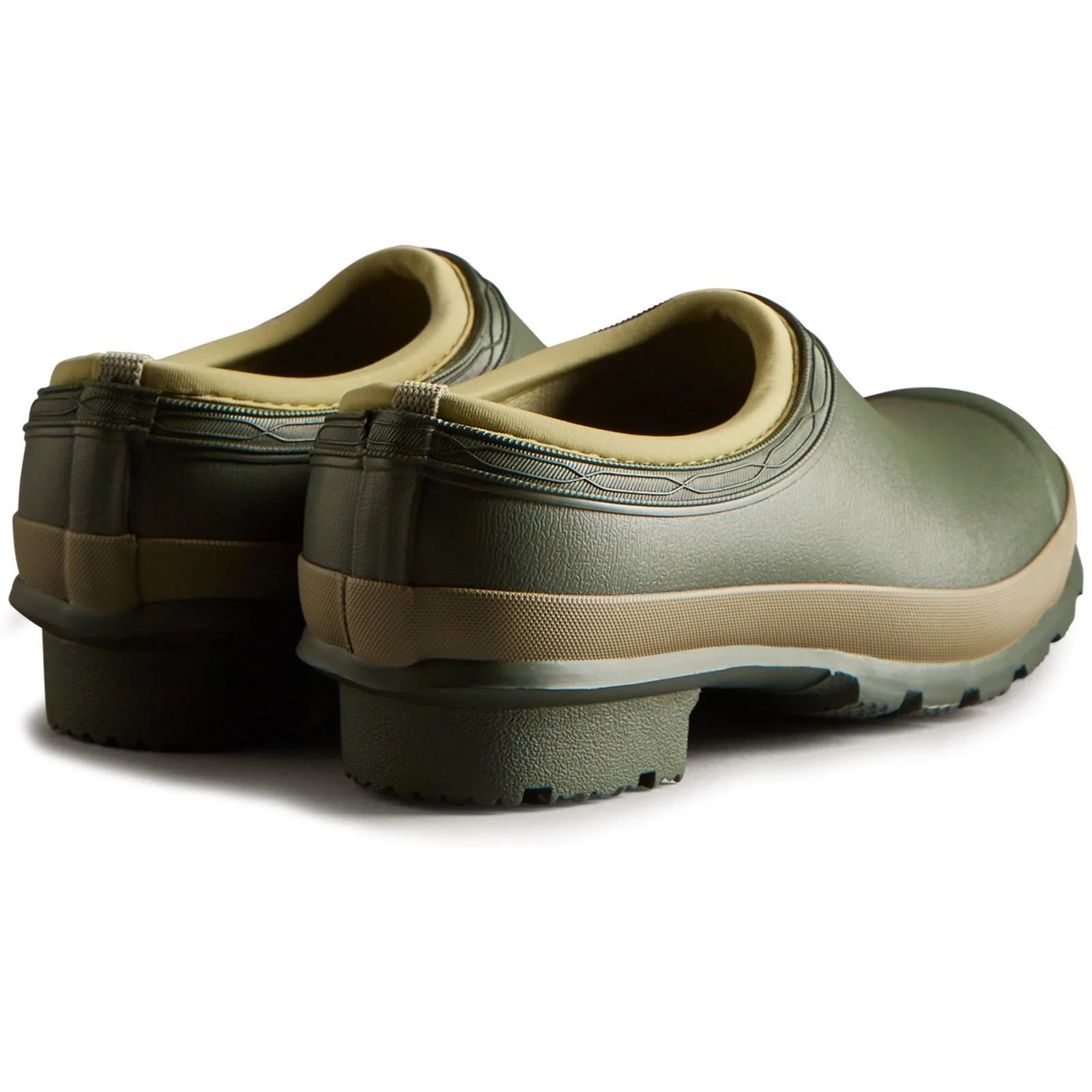 Hunter Womens Gardener Clogs Dark Olive - Image 4