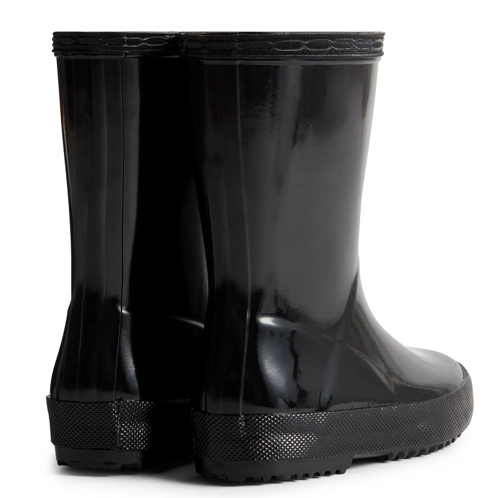 Hunter Infant Kids Kids First (Gloss) Wellington Black - Image 3