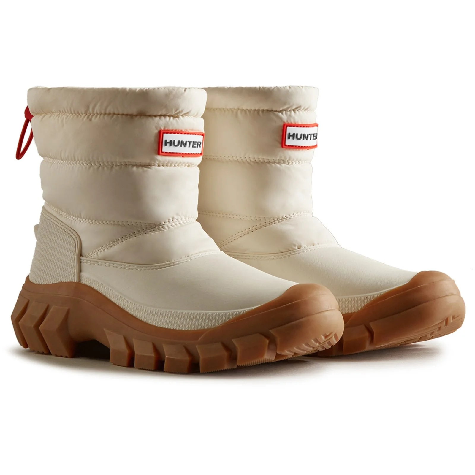 Hunter Womens Intrepid Short Snow Boot White - Image 4