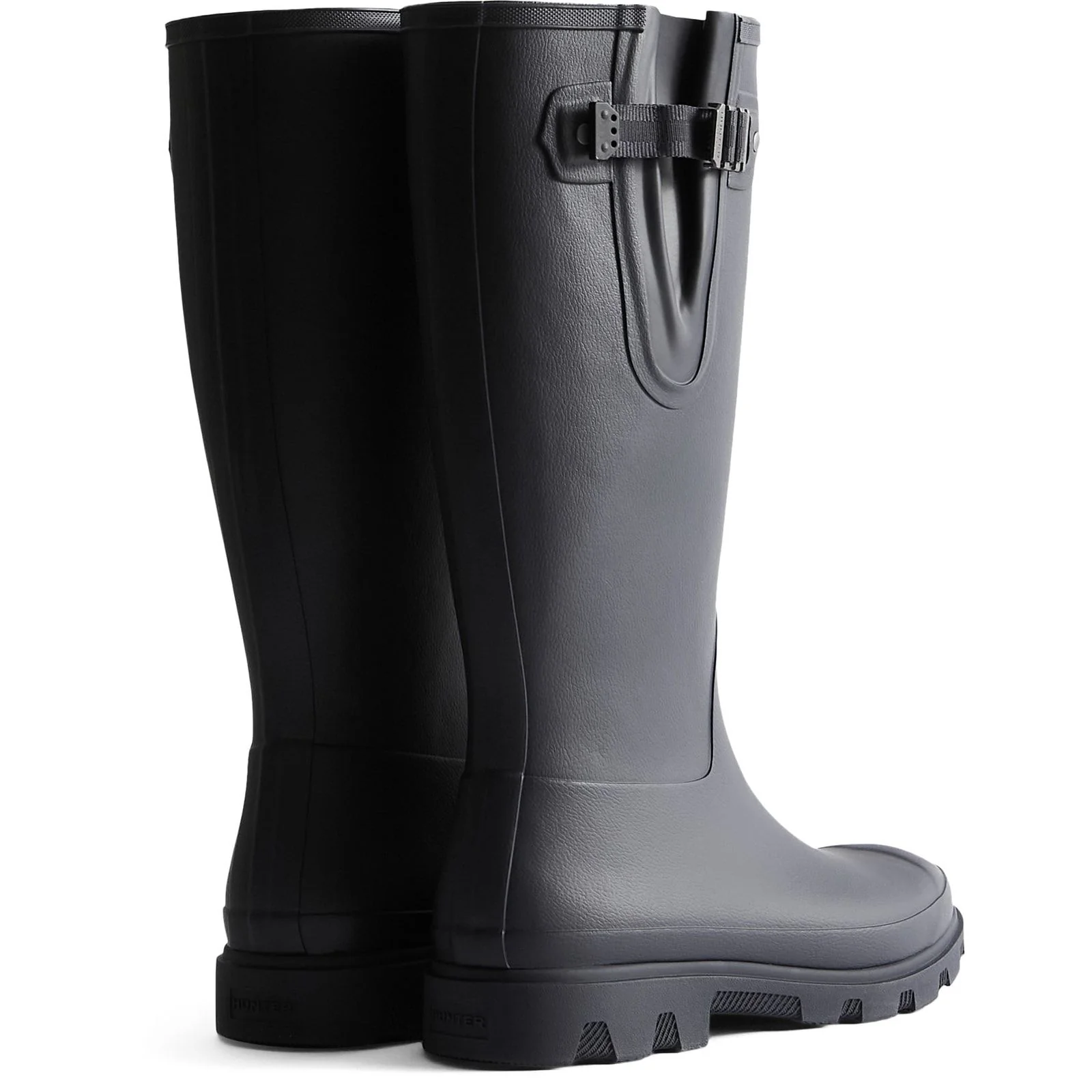 Hunter Mens Downpour Adjustable Boot Hunter Navy - Image 3