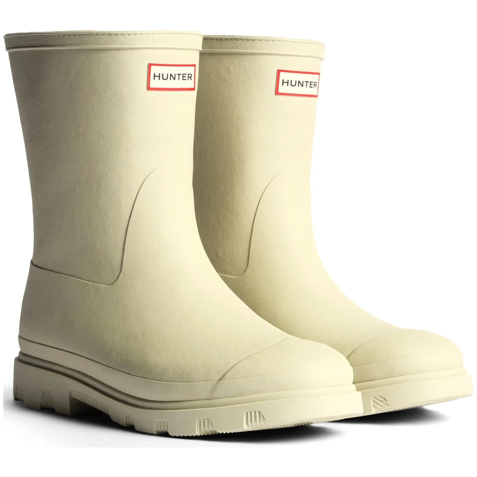 Hunter Mens Downpour Short Insulated Boot Gravel - Image 4