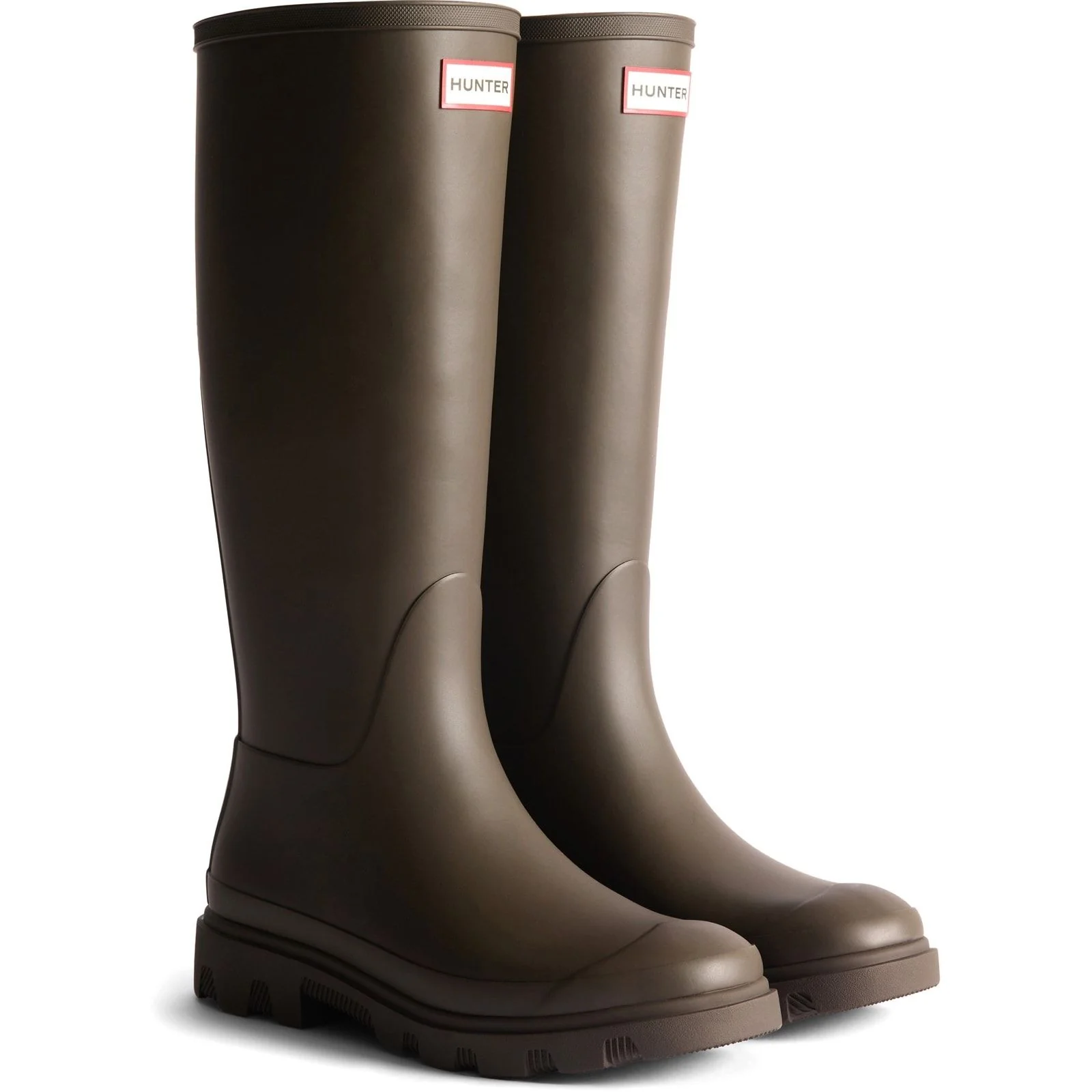 Hunter Mens Downpour Tall Boot Chocolate Brown - Image 4