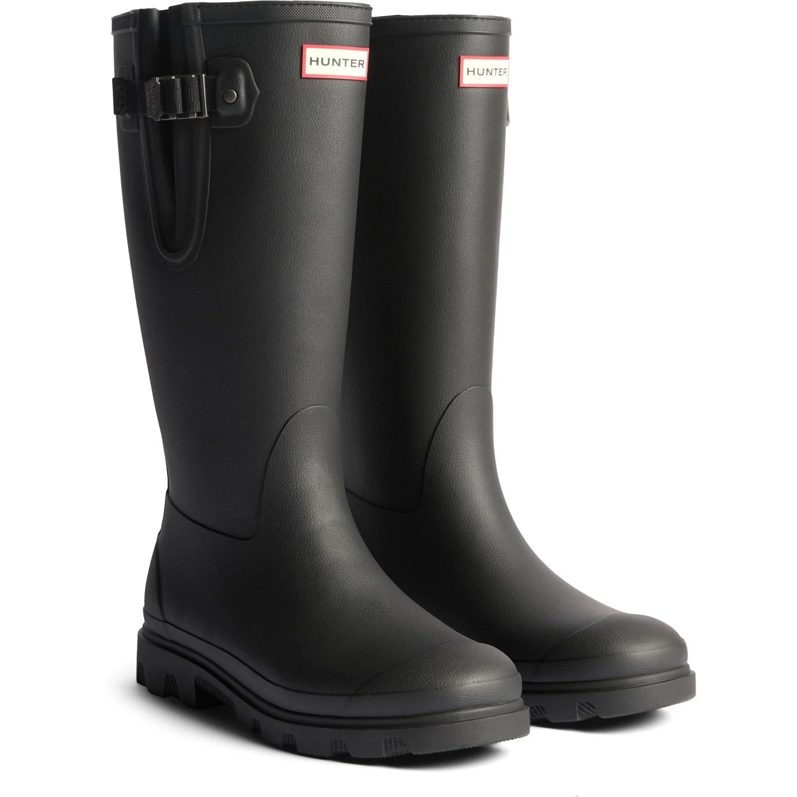 Hunter Mens Field Downpour Adjustable Boot Black - Image 4