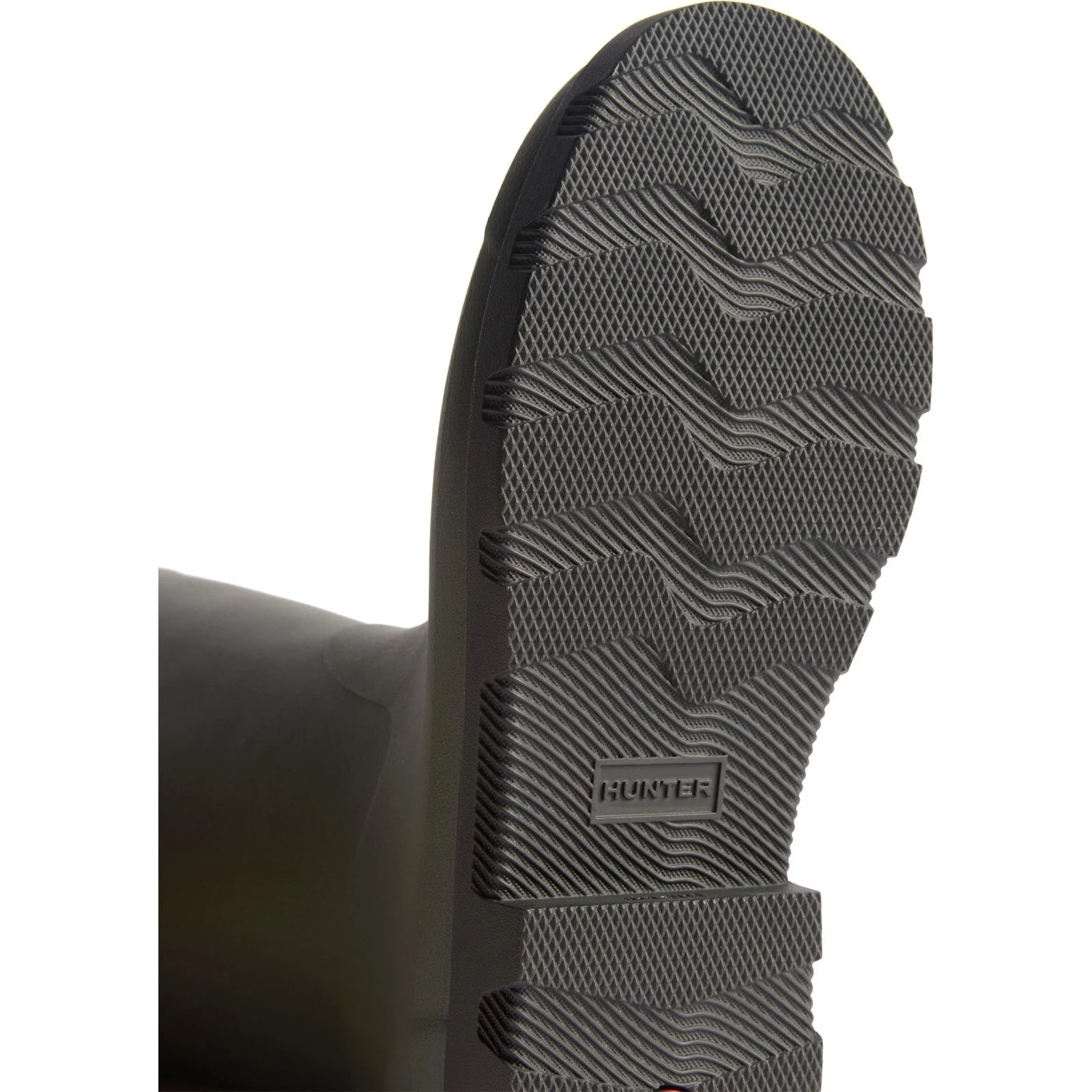 Hunter Mens Field Downpour Adjustable Boot Dark Olive/Black - Image 2