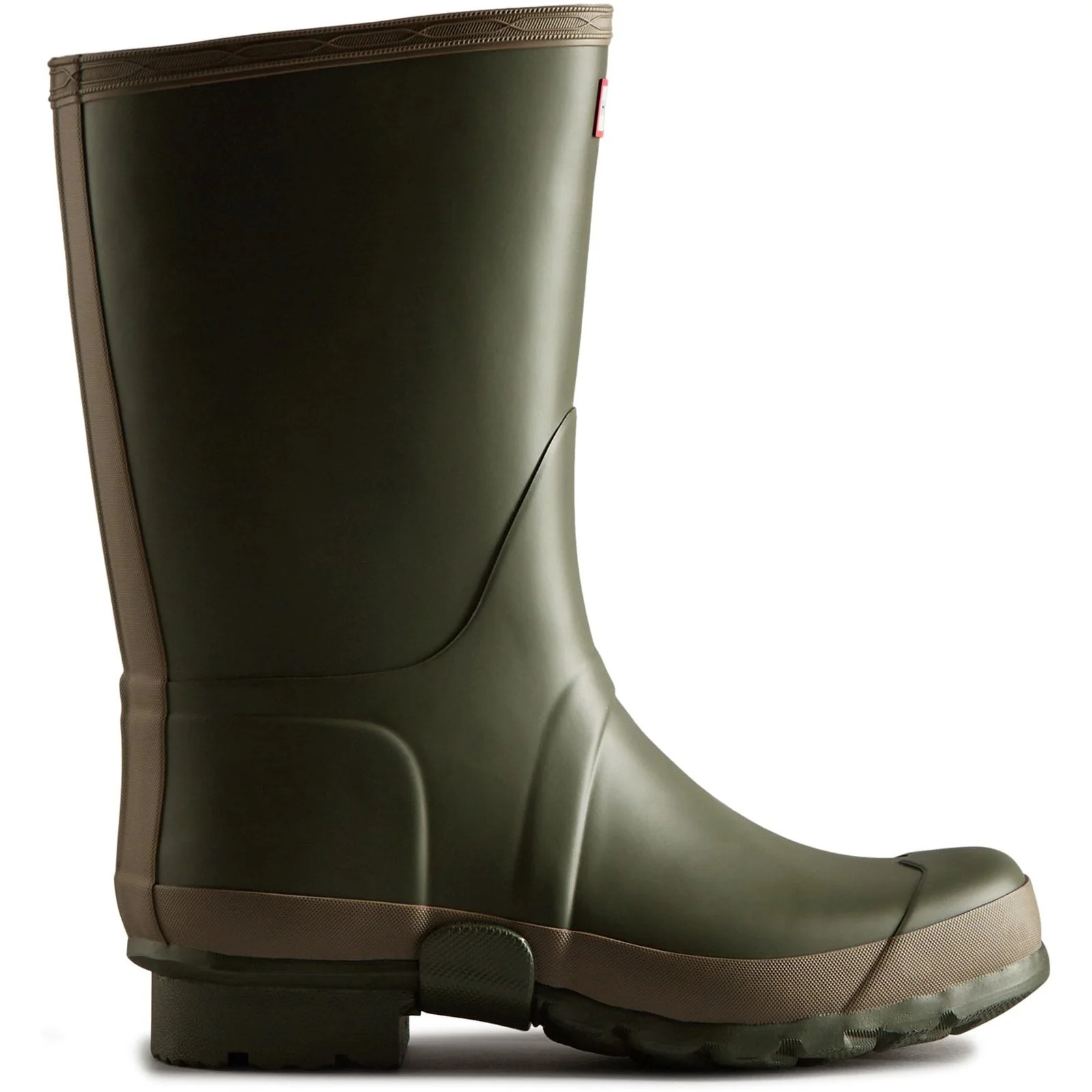 Hunter Mens Gardener Boot Dark Olive/Clay