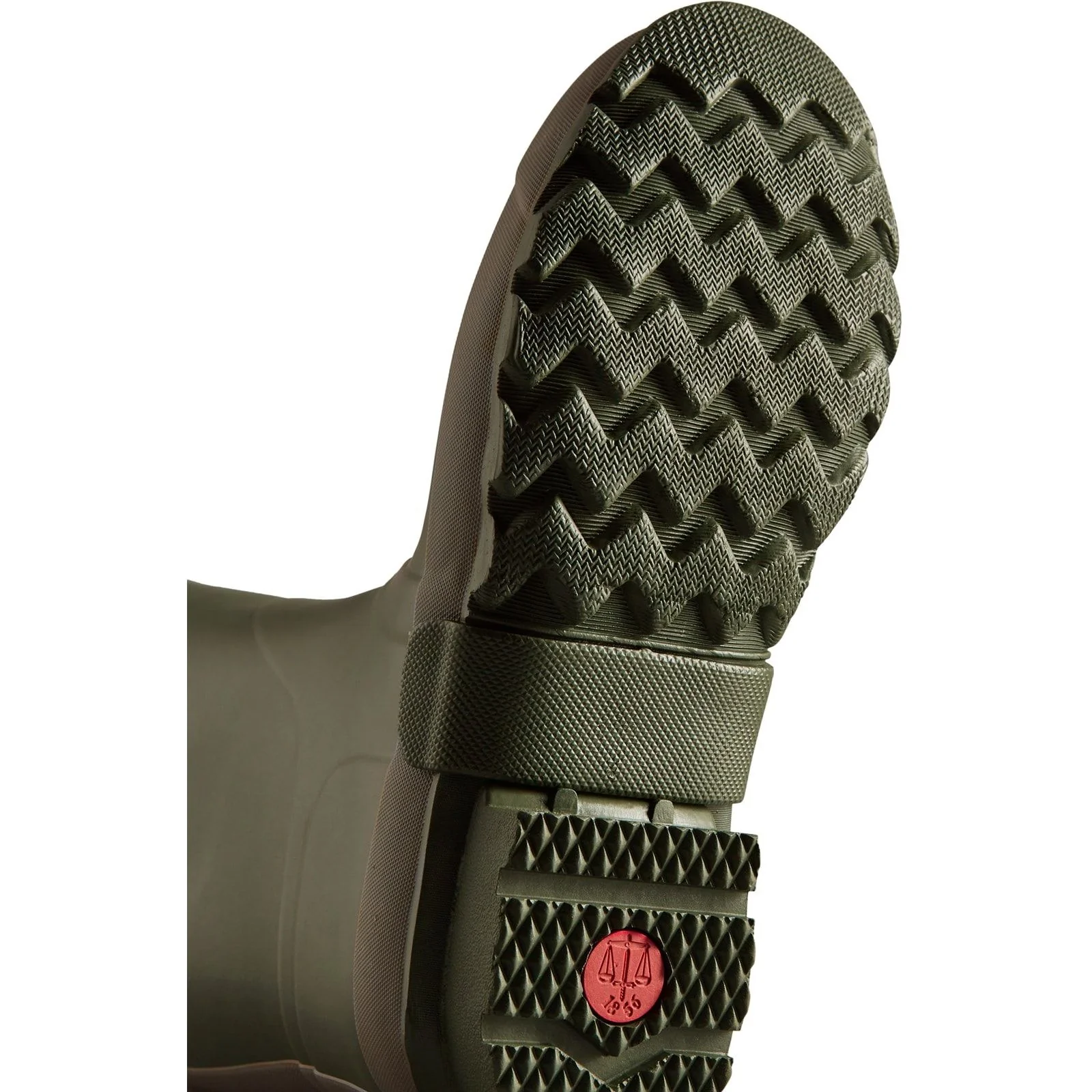 Hunter Mens Gardener Boot Dark Olive/Clay - Image 2