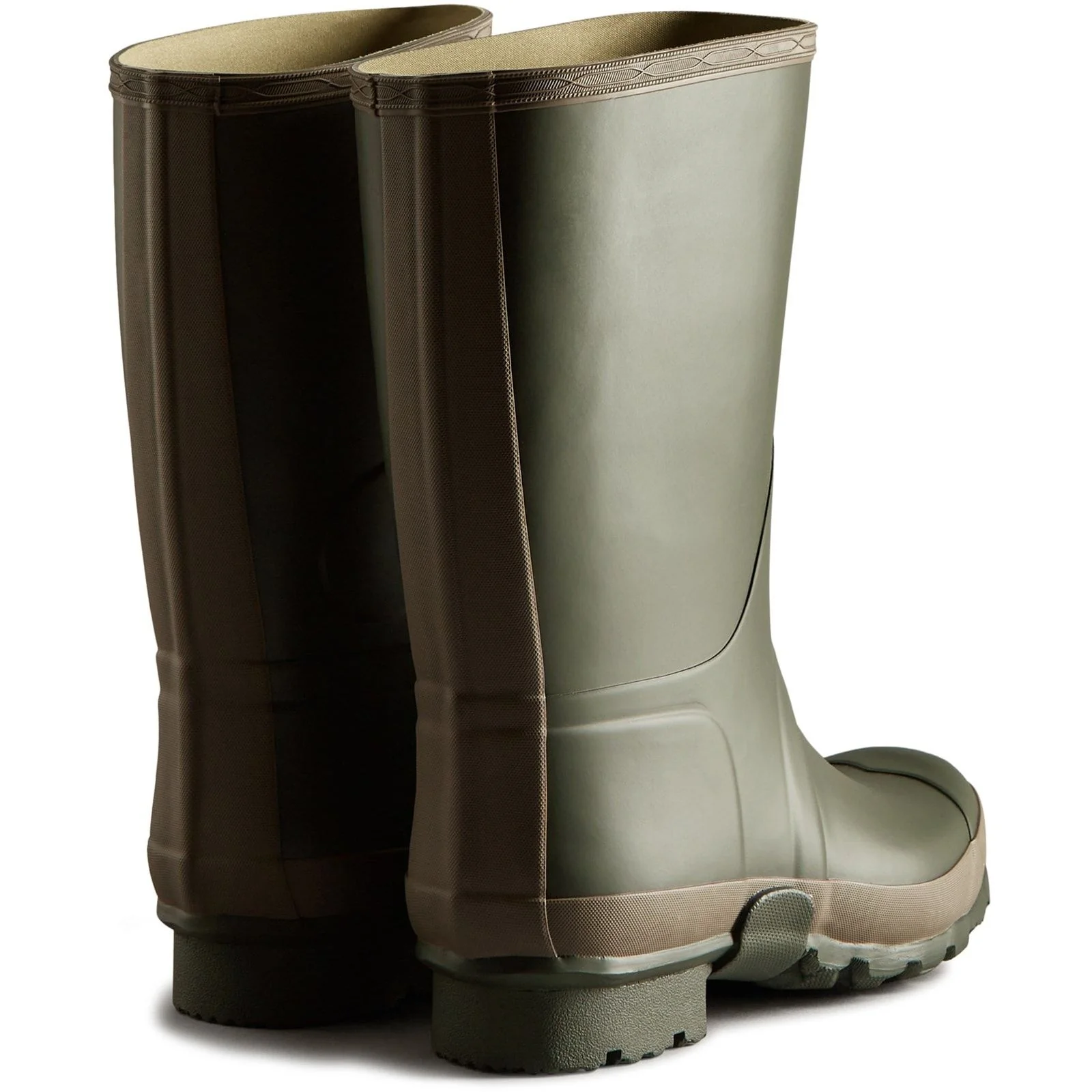 Hunter Mens Gardener Boot Dark Olive/Clay - Image 3