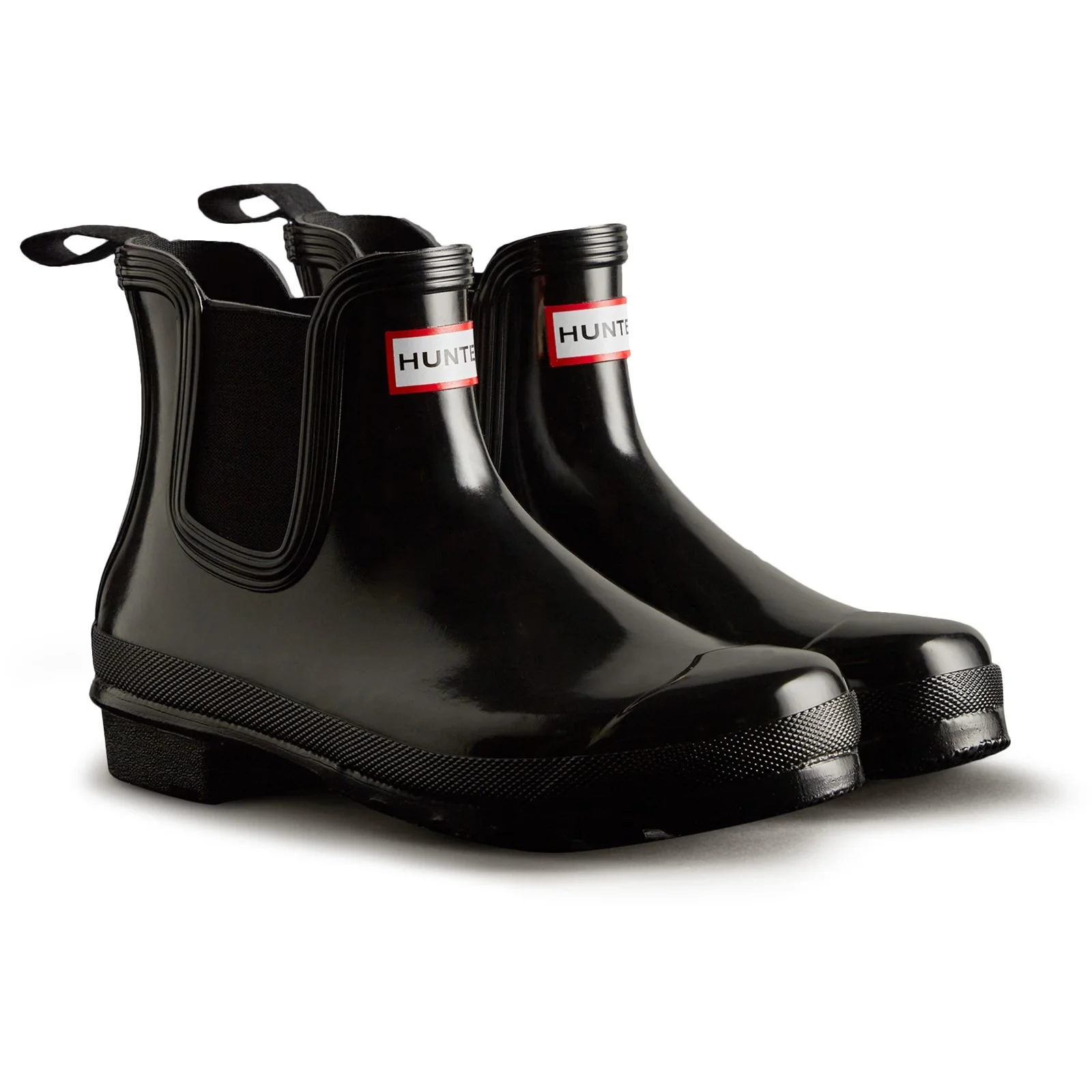 Hunter Womens Womens Original Chelsea Gloss Boot Black - Image 3