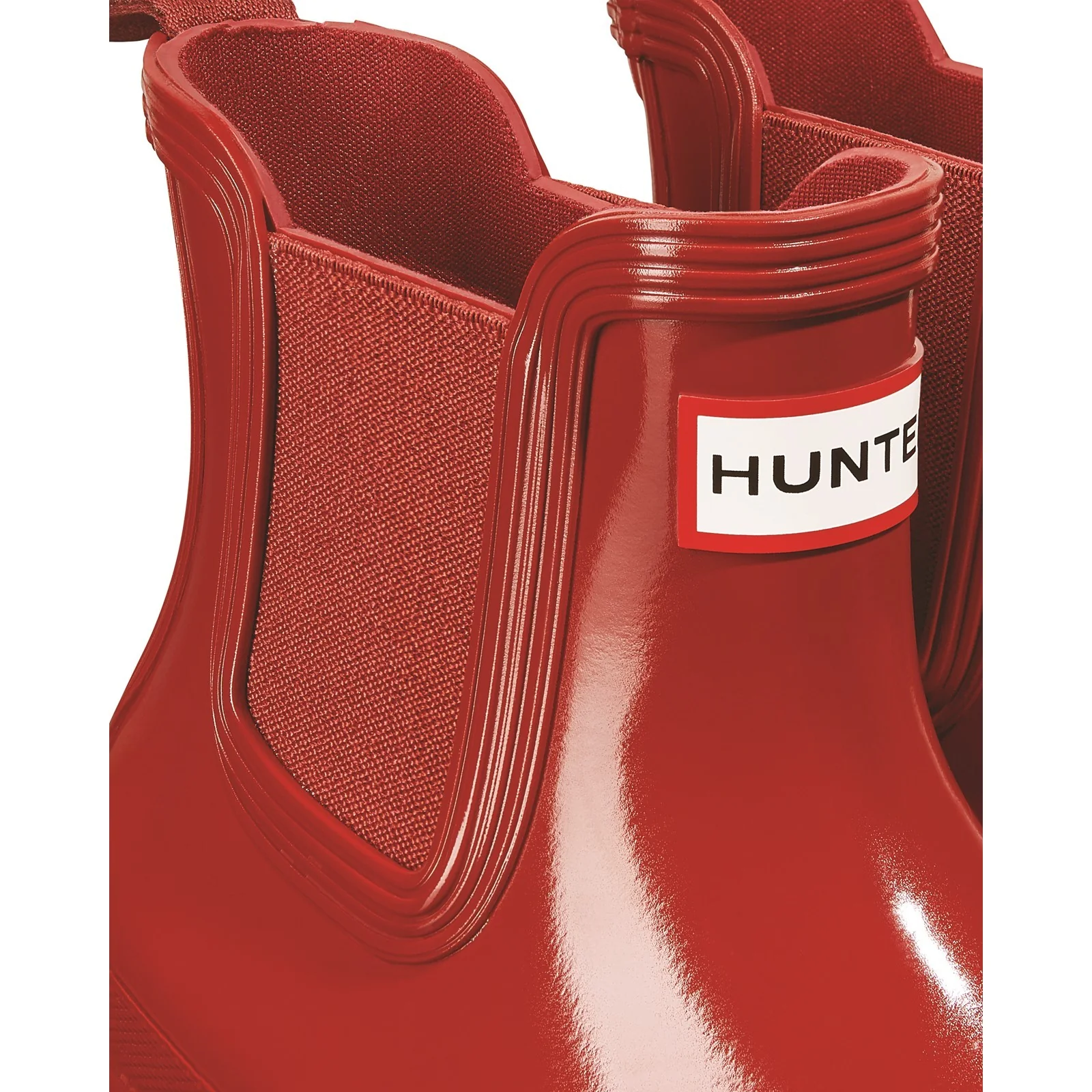 Hunter Womens Womens Original Chelsea Gloss Boot Military Red - Image 5