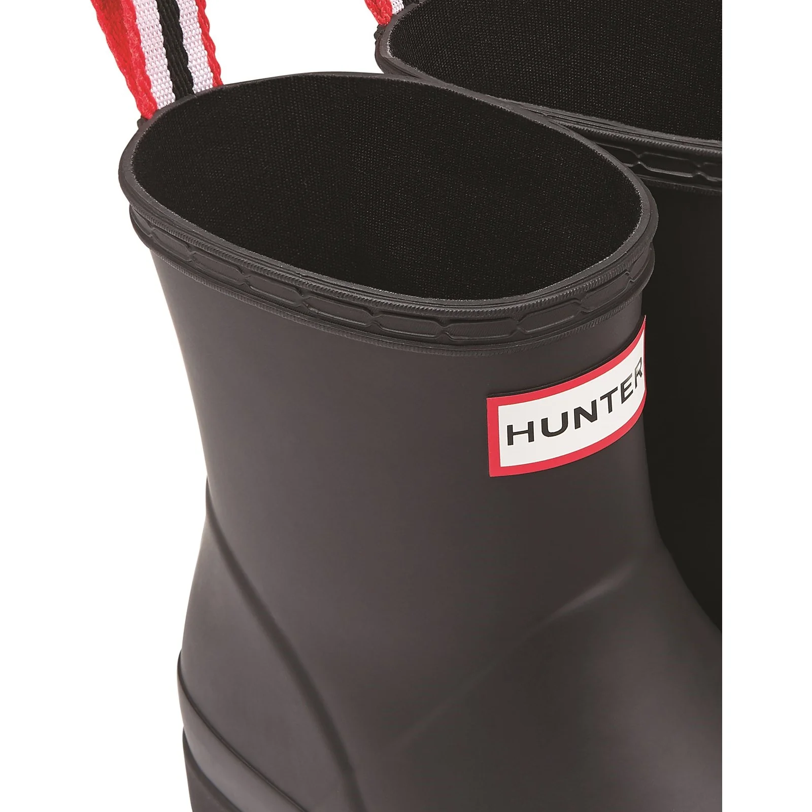 Hunter Womens Original Play Short Wellington Boots Black - Image 2