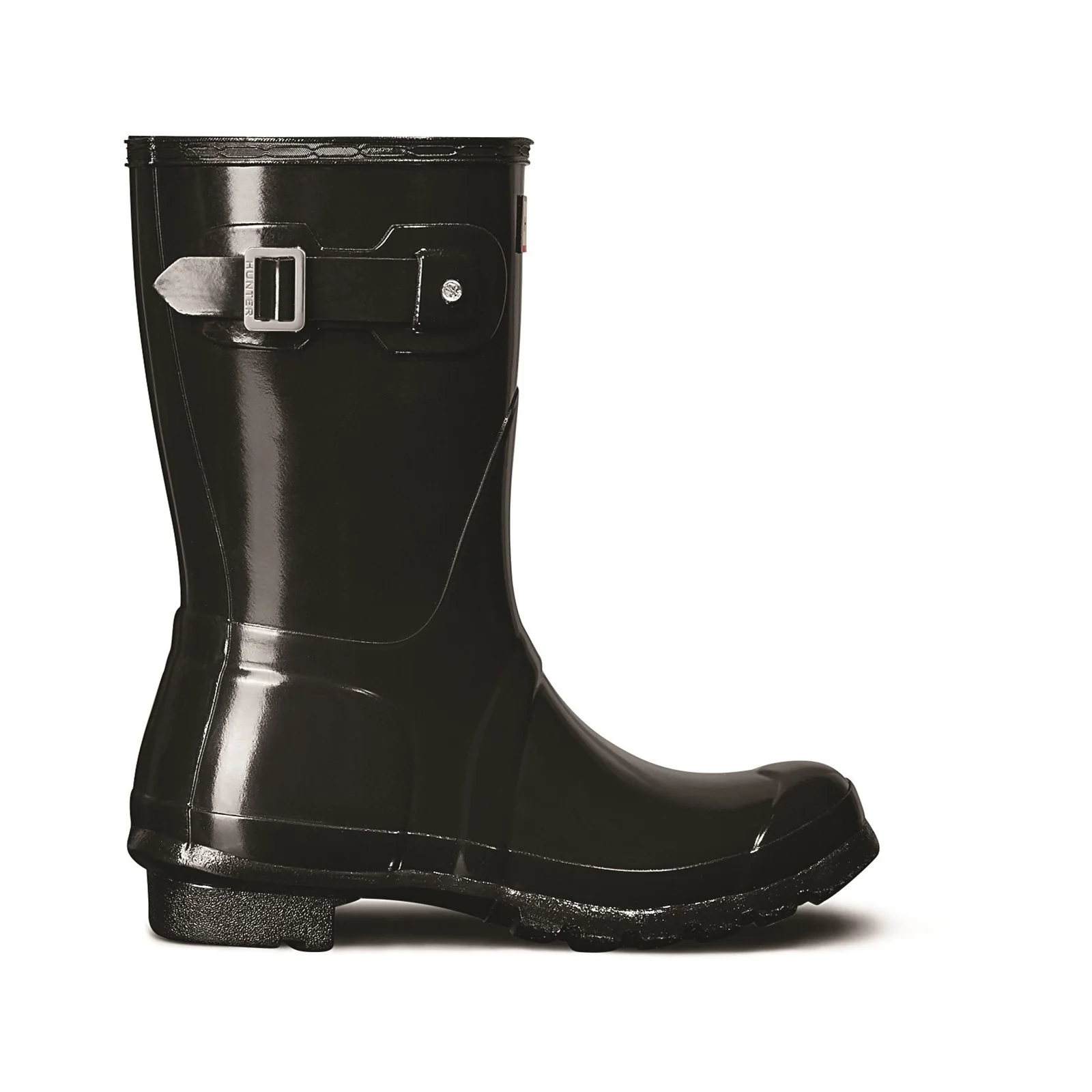 Hunter Womens Original Short Wellington Black