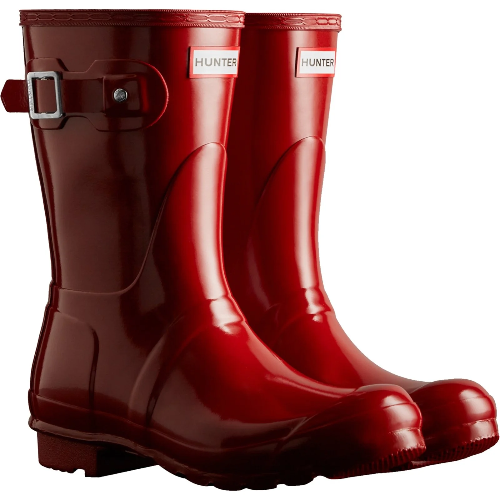 Hunter Womens Original Short Wellington Military Red - Image 4