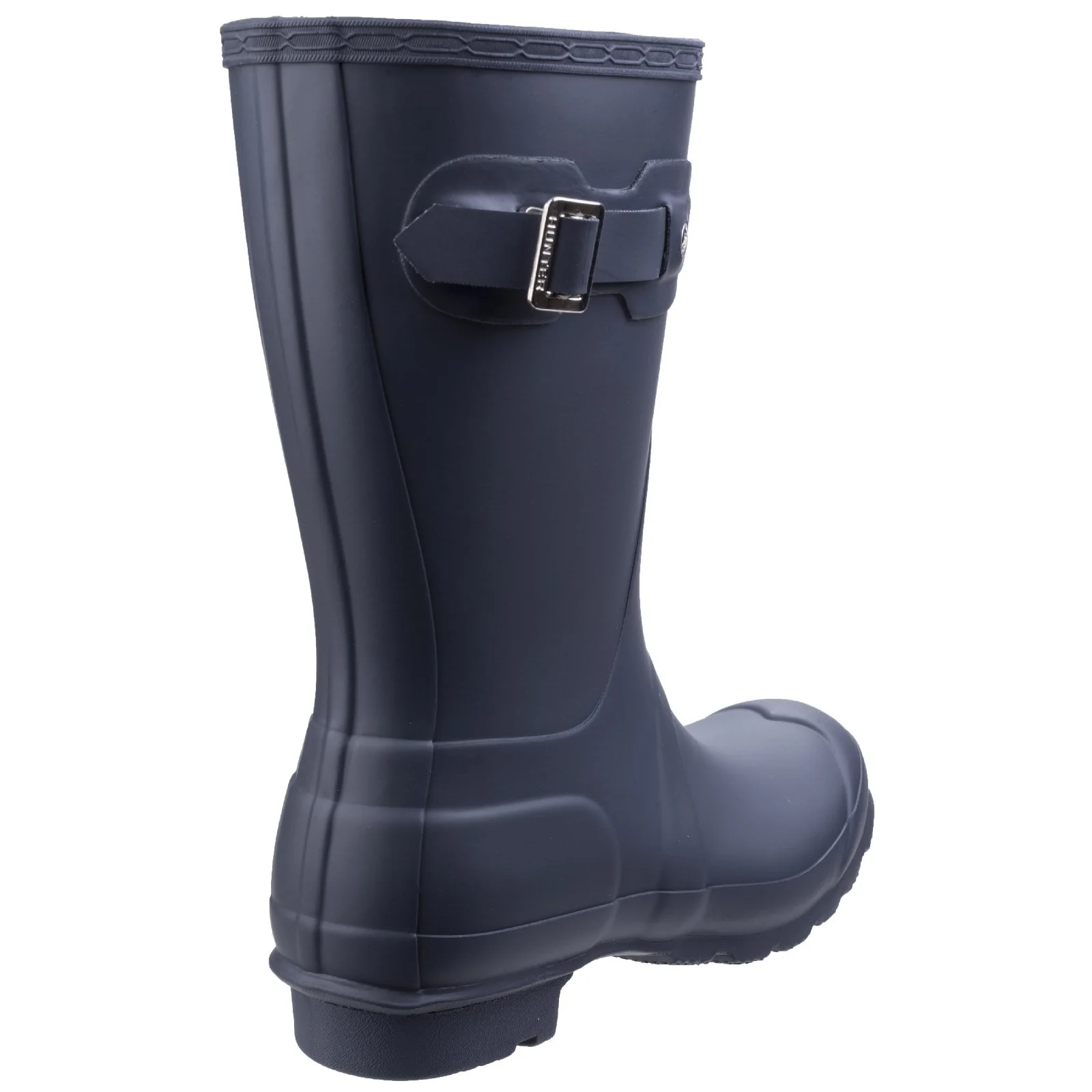 Hunter Womens Original Short Wellington Boots Navy - Image 3
