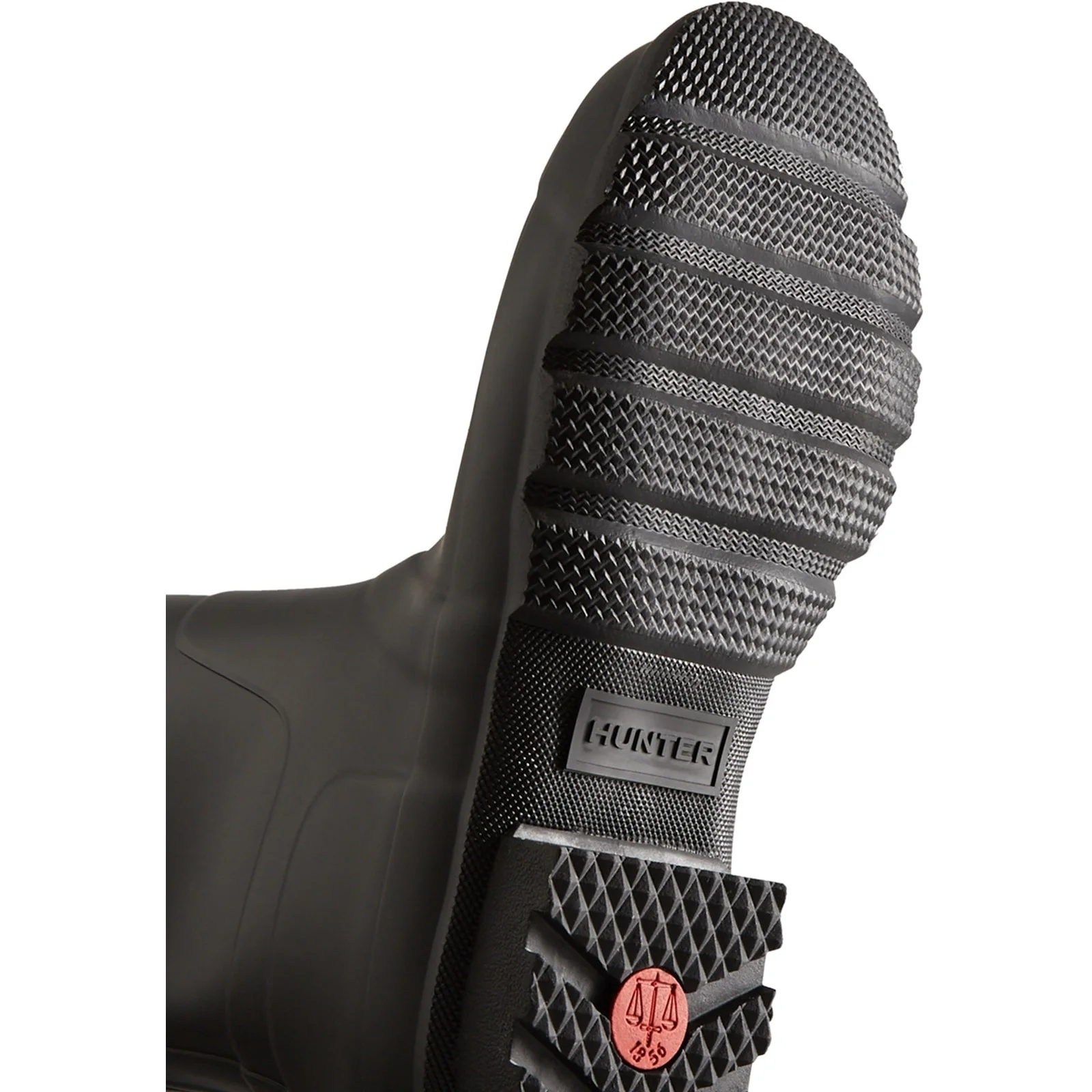 Hunter Mens Original Short Wellington Boots Black - Image 2