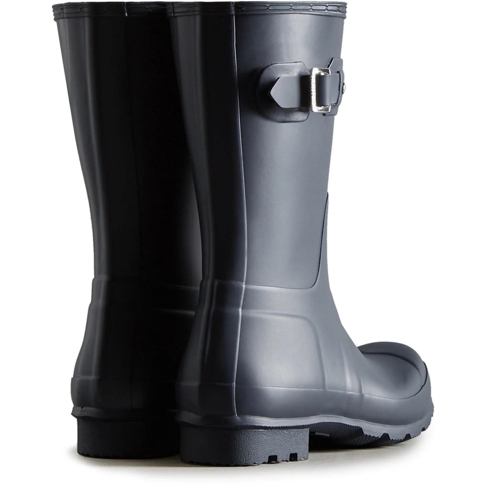 Hunter Mens Original Short Wellington Boots Navy - Image 3
