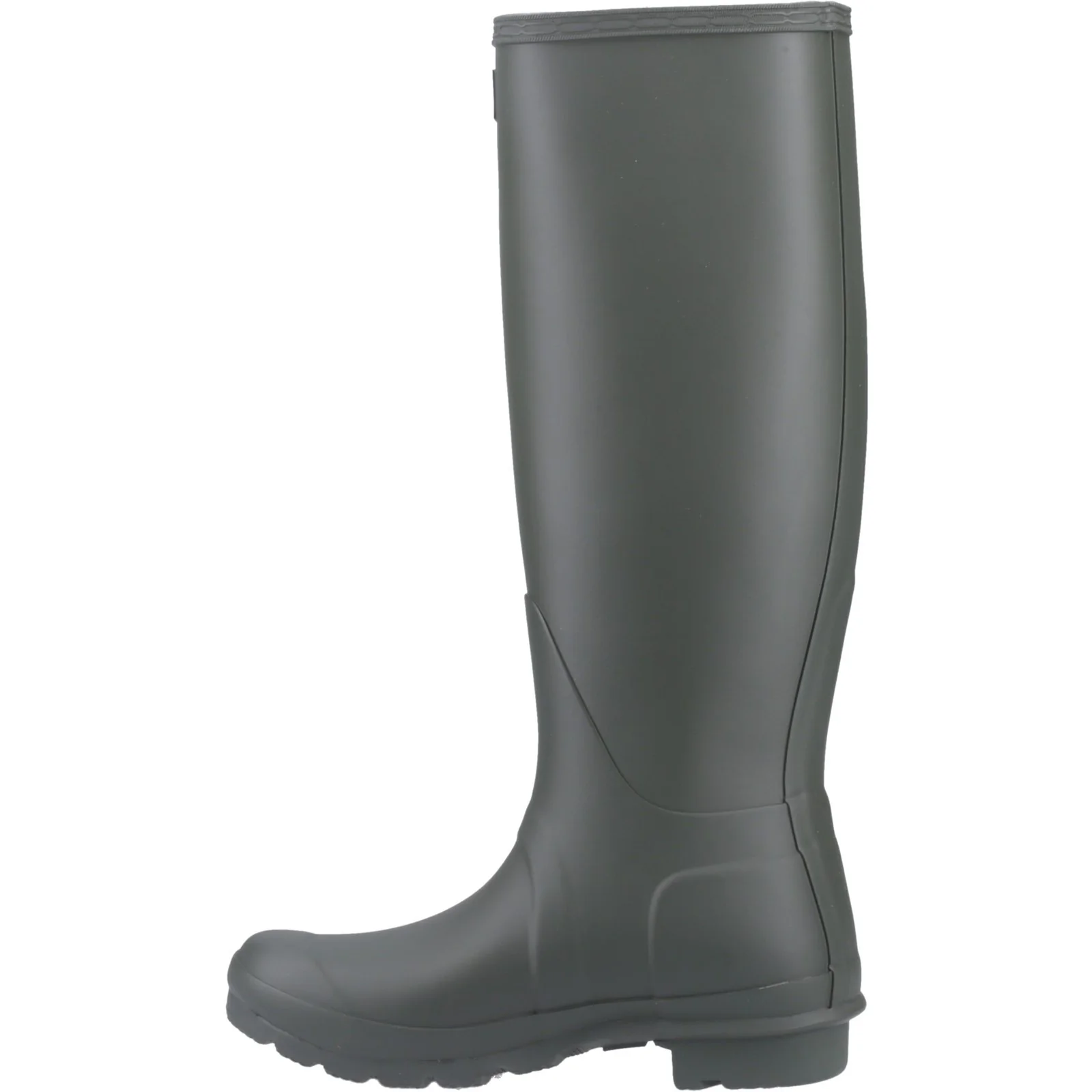 Hunter Womens Original Tall Wellington Boots Dark Olive - Image 2