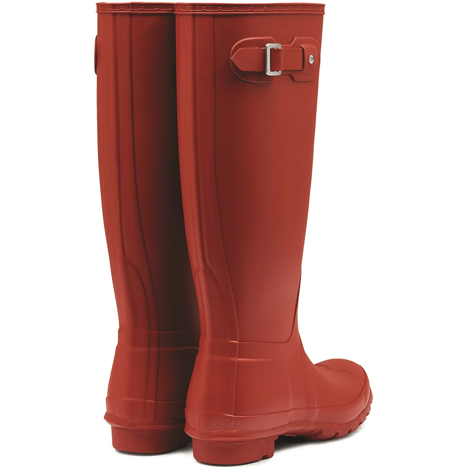 Hunter Womens Original Tall Wellington Boots Military Red - Image 3