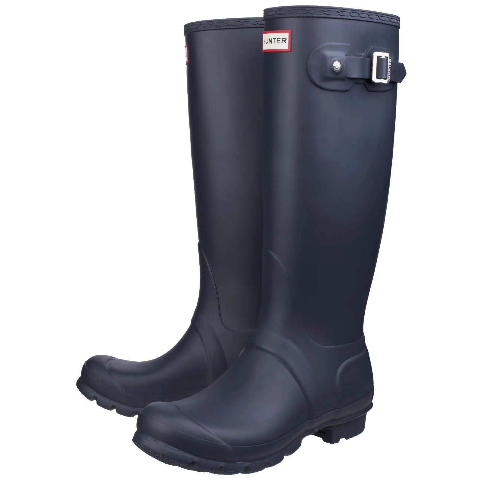 Hunter Womens Original Tall Wellington Boots Navy - Image 5