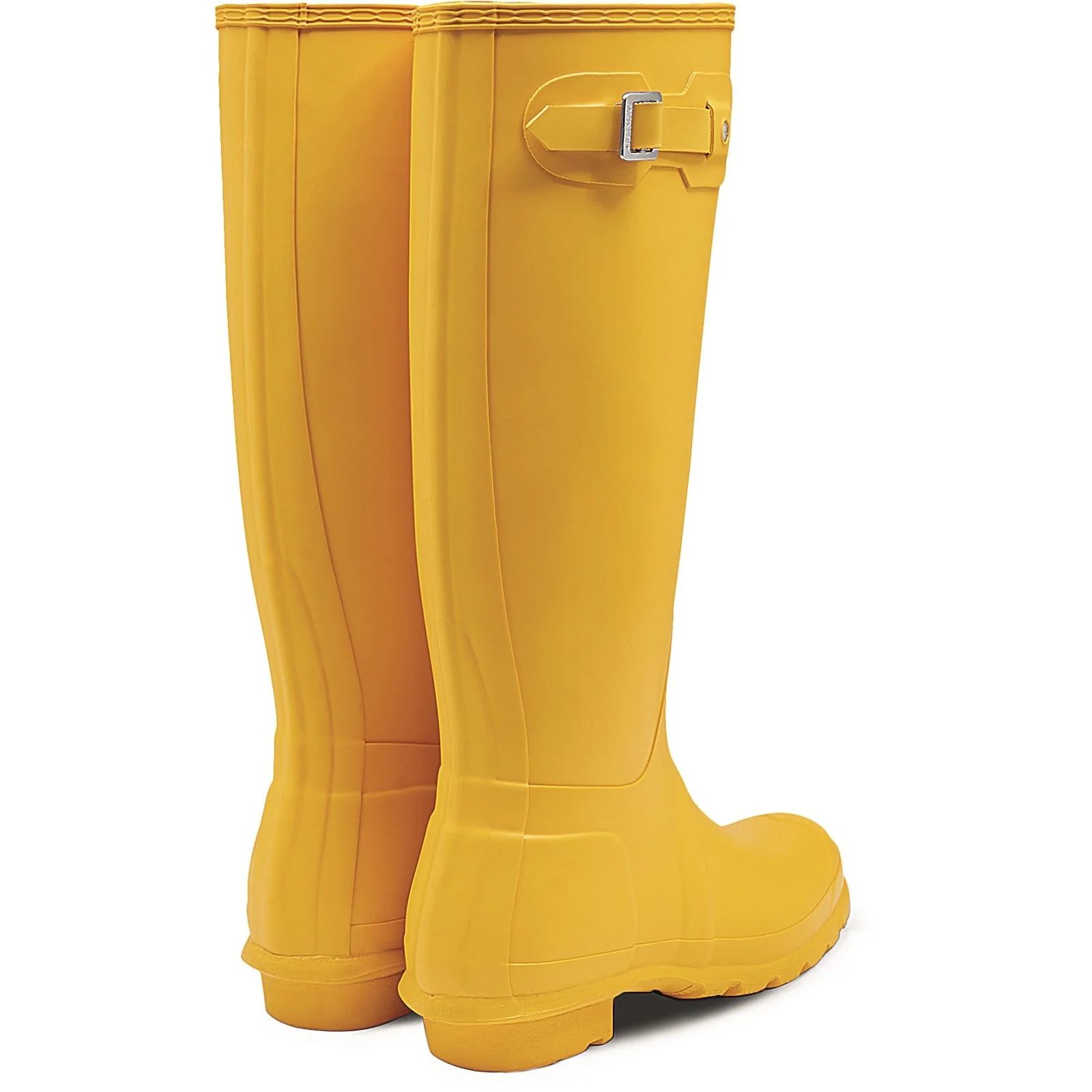 Hunter Womens Original Tall Wellington Boots Yellow - Image 3