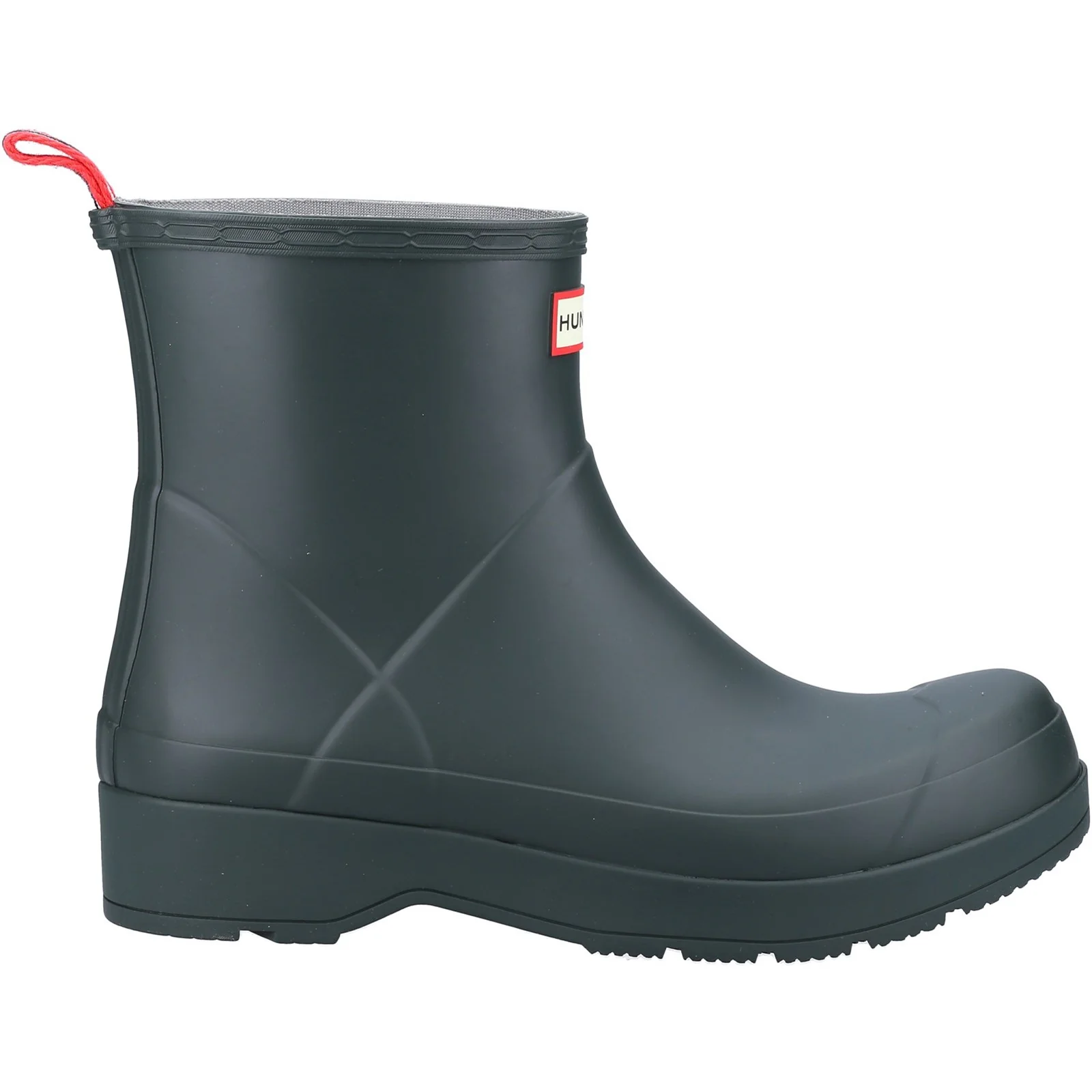 Hunter Mens Original Play Short Wellington Boots Moss