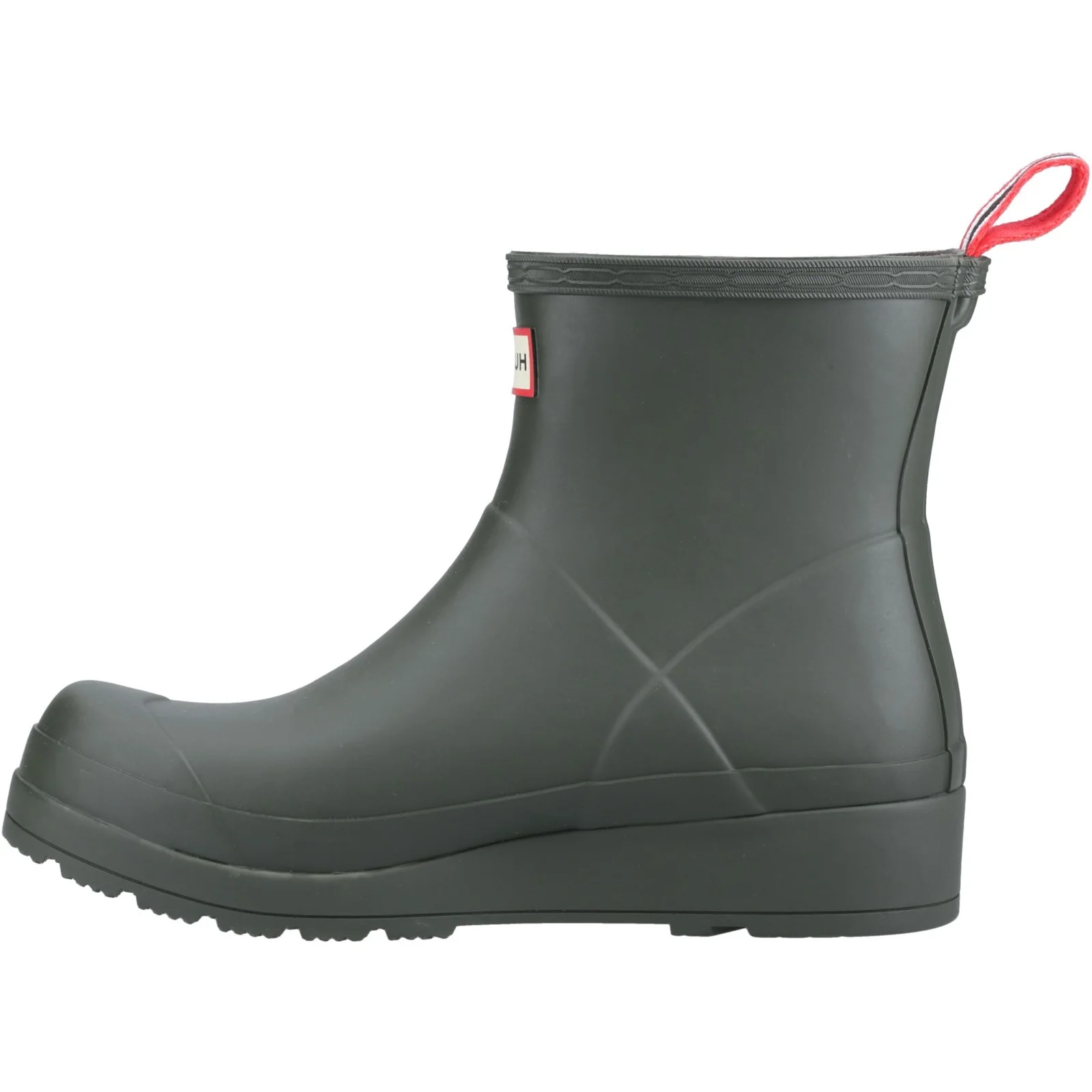 Hunter Womens Play Short Boot Dark Olive - Image 2
