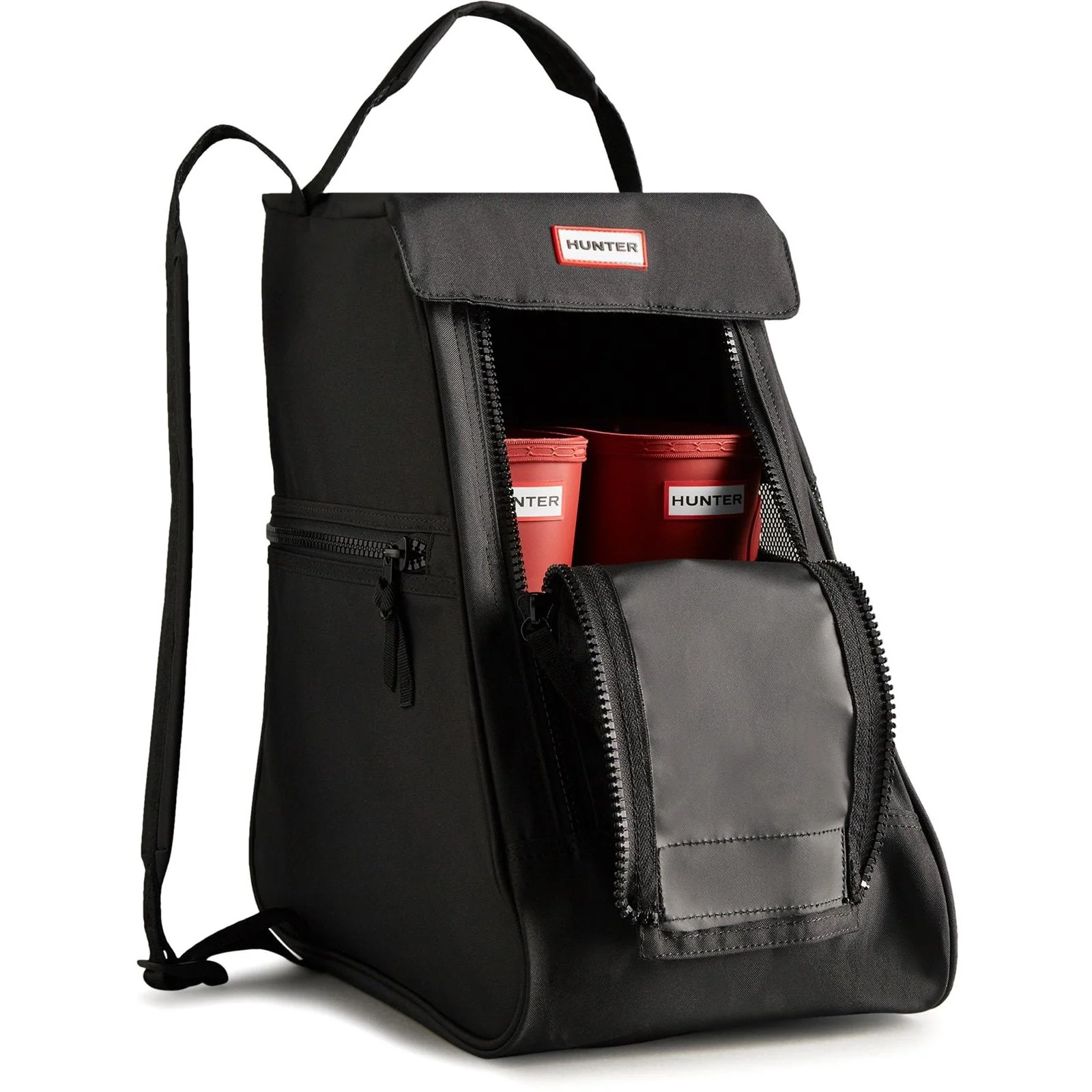 Hunter Unisex Barra Short Boot Bag Black - Image 3