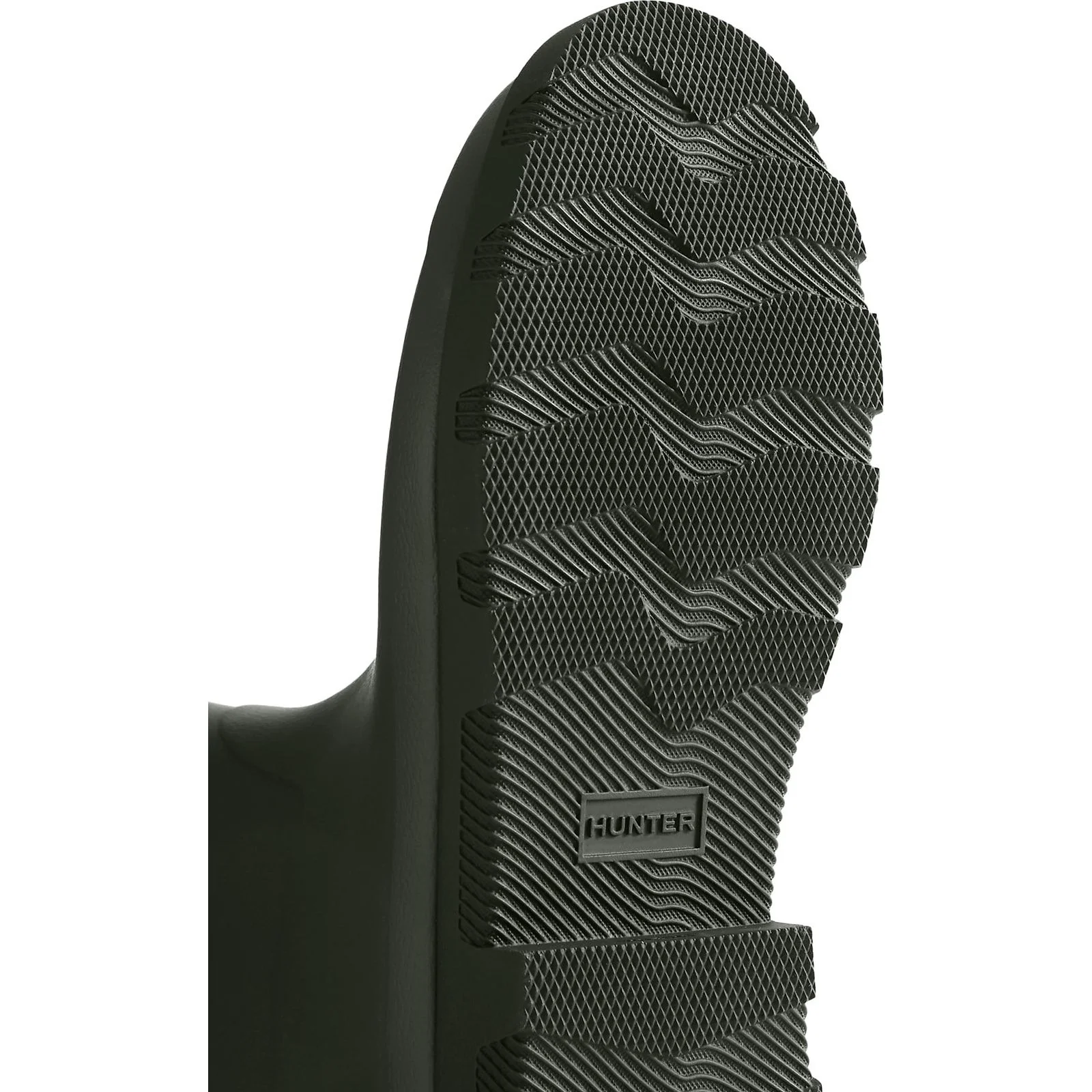 Hunter Womens Downpour Adjustable Boot Dark Olive/Black - Image 2