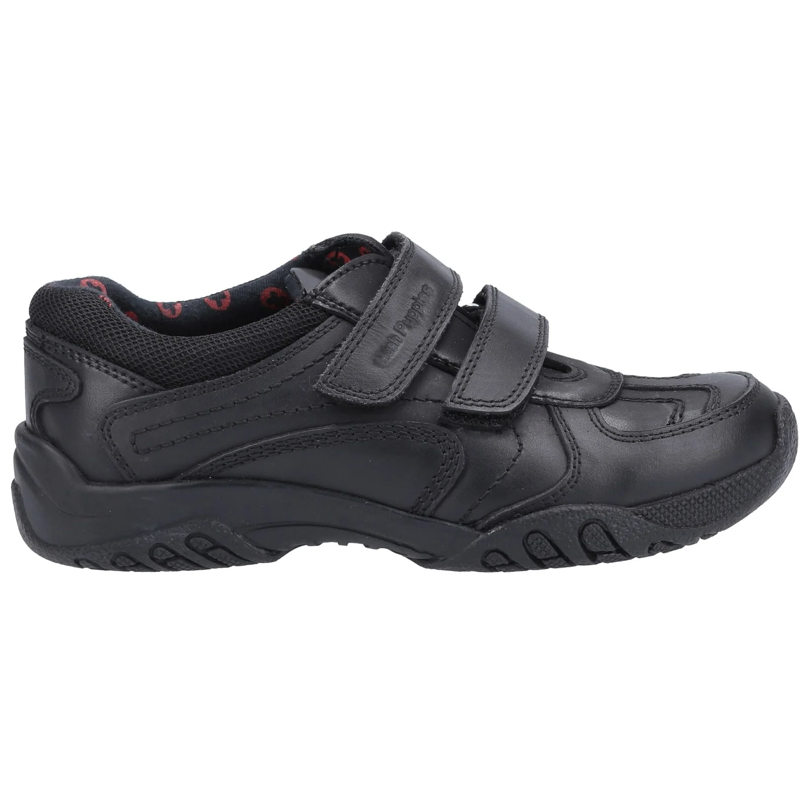 Hush Puppies Boys Jezza 2 Senior School Shoe Black