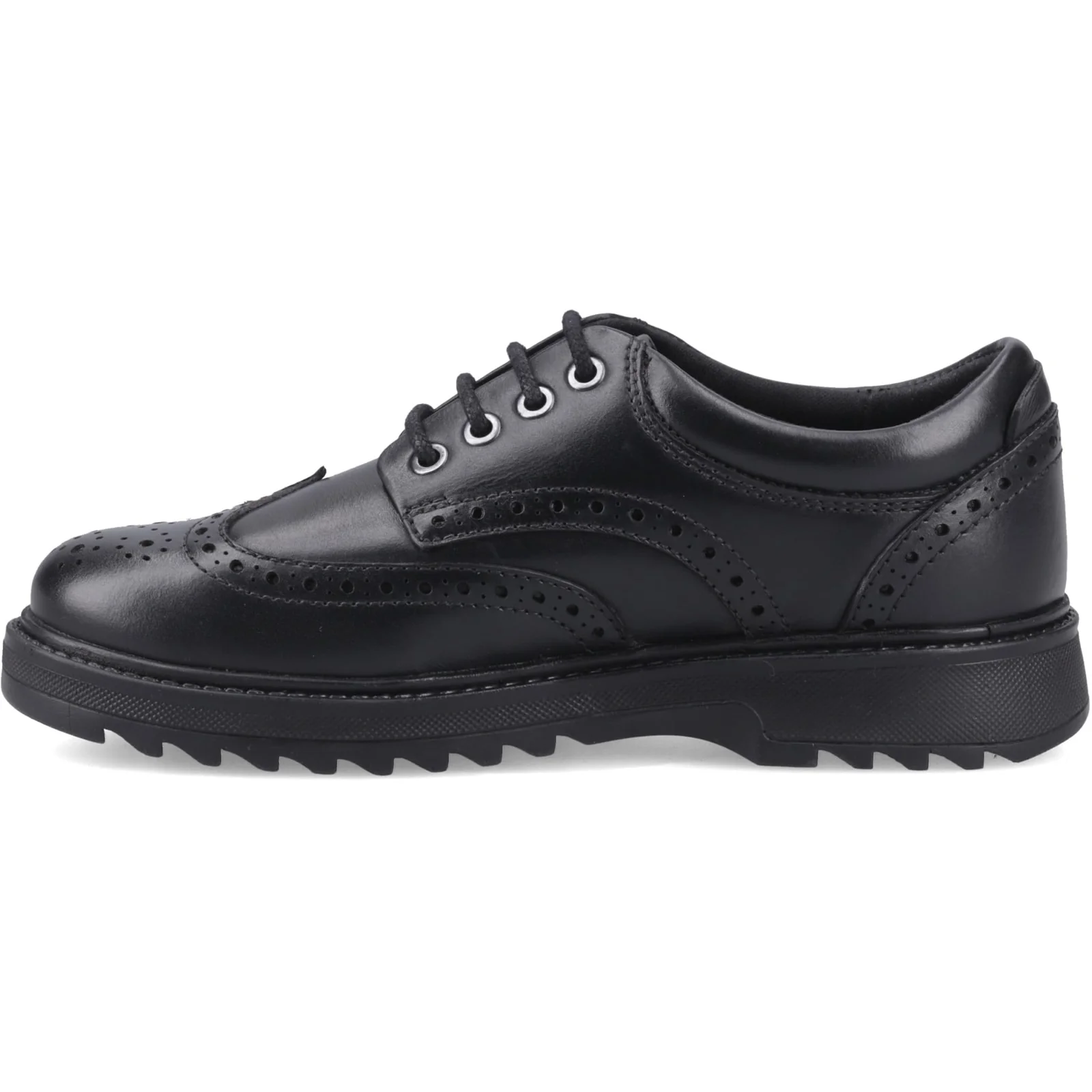 Hush Puppies Boys ROMEO BROGUE SNR Black - Image 2
