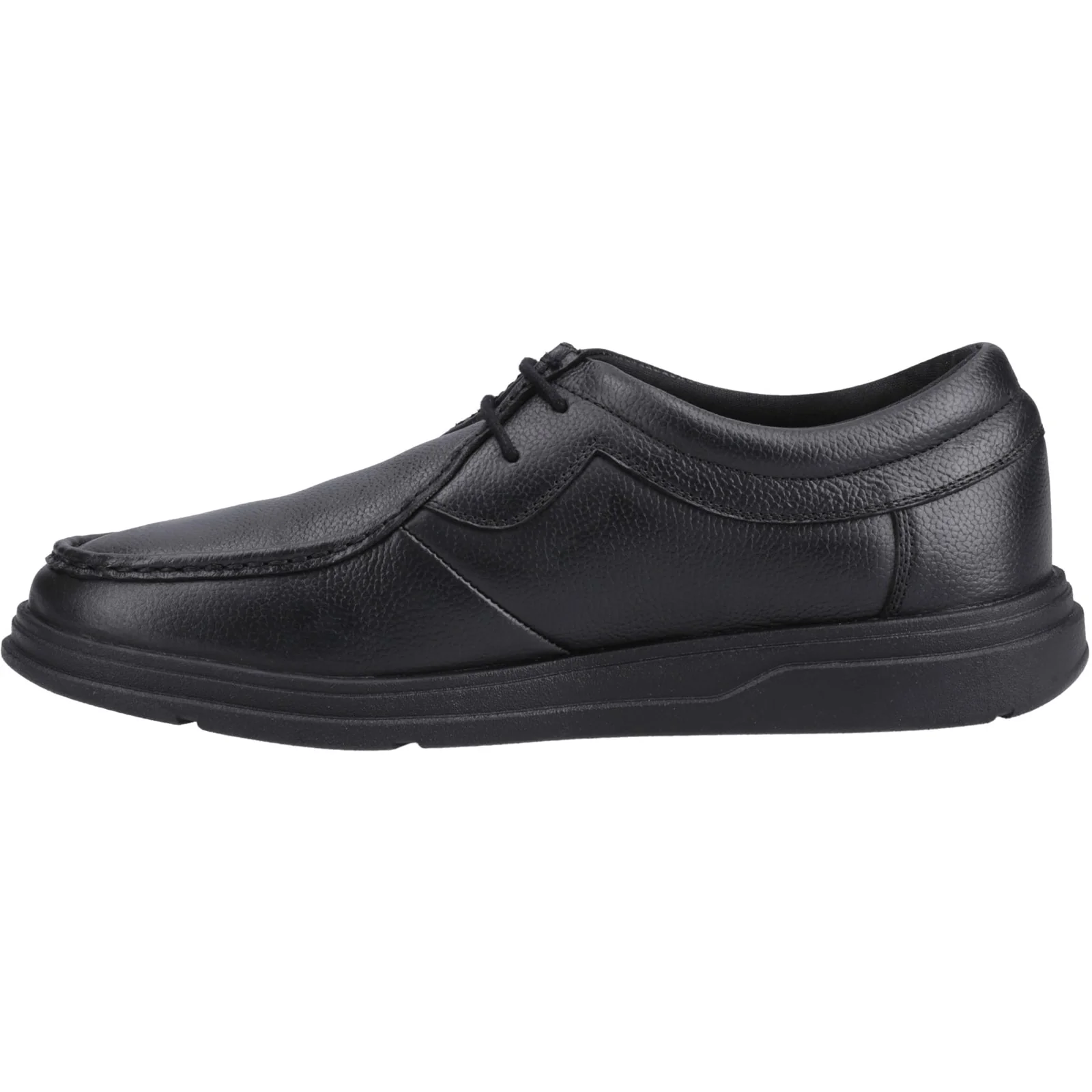 Hush Puppies Boys Ronan Mocc Toe Snr Black - Image 2