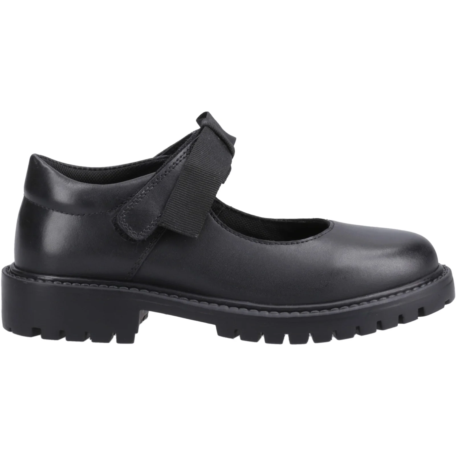 Hush Puppies Girls Astrid Bow Snr Black