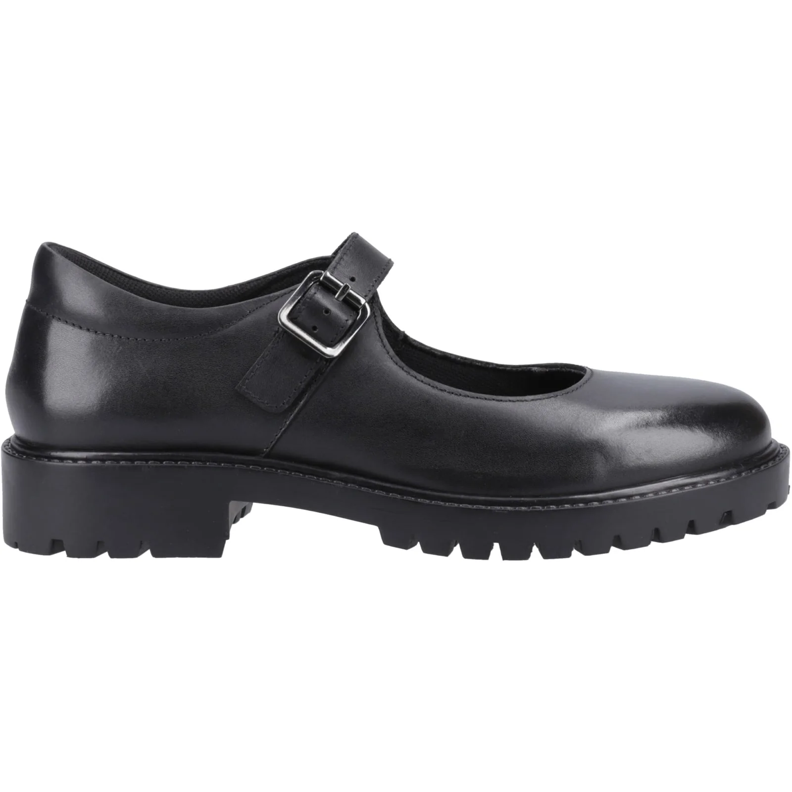Hush Puppies Girls Aurora Senior Shoe Black