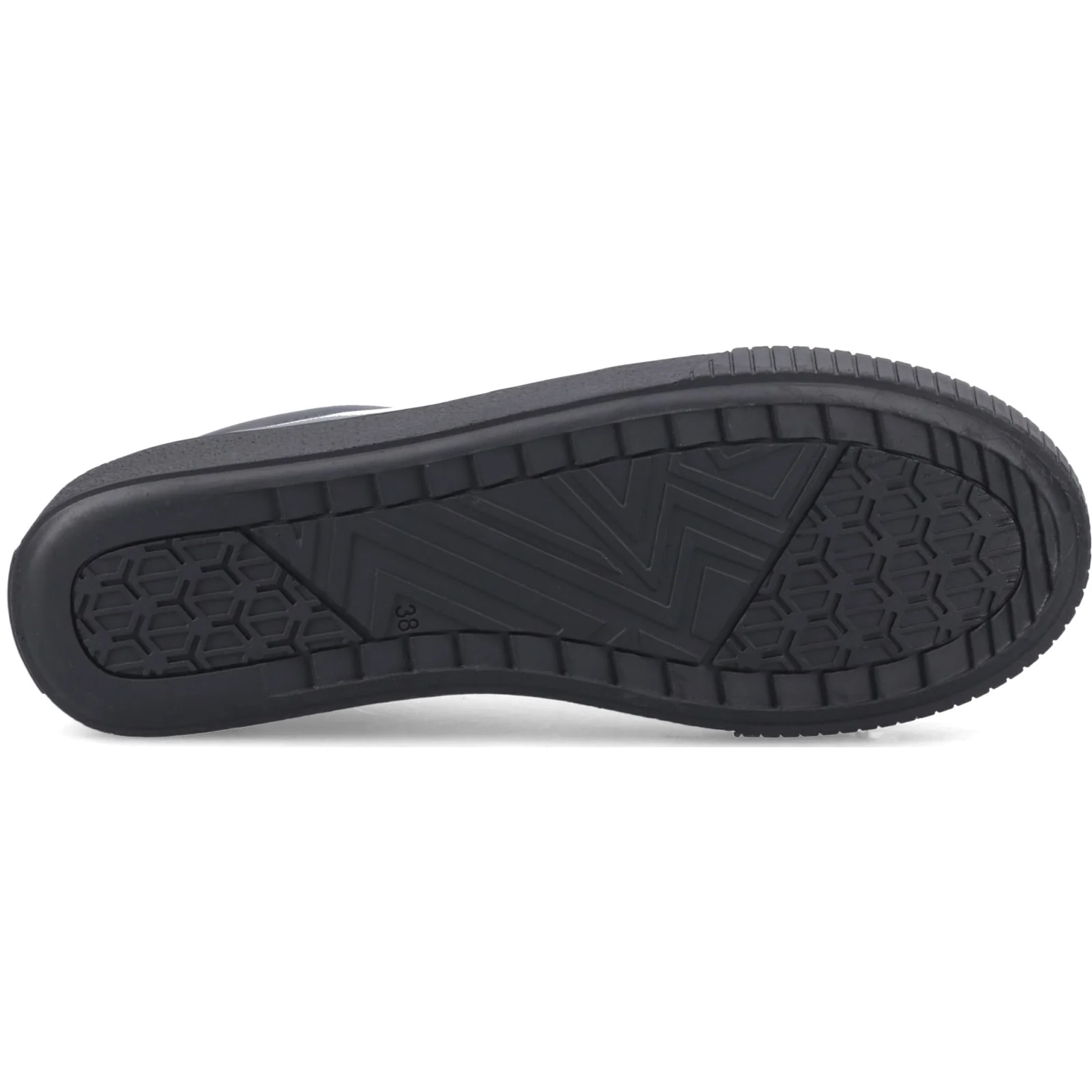 Hush Puppies Girls EVELYN LACE TRAINER SNR Black Patent - Image 3