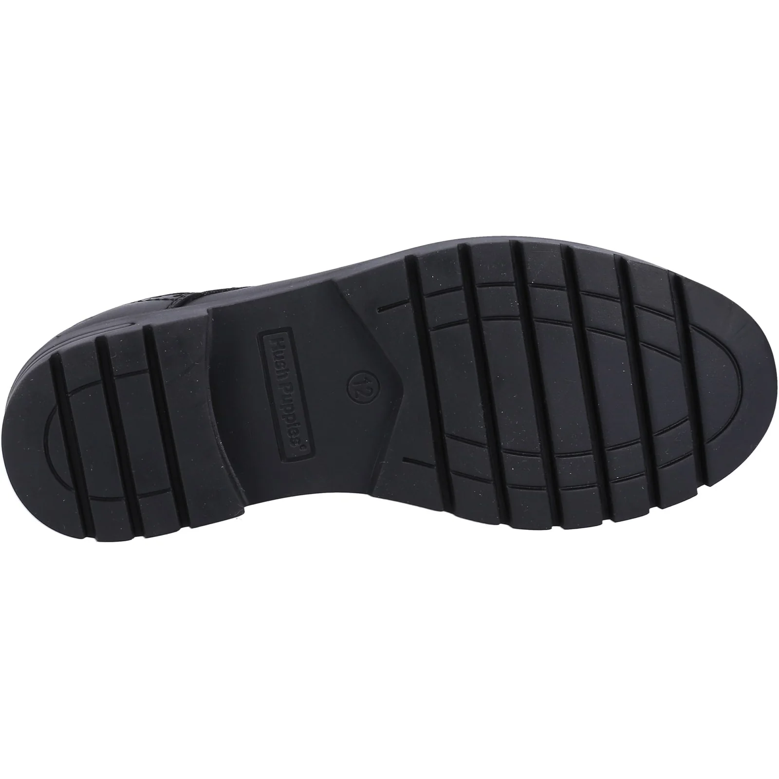 Hush Puppies Girls Jayne Lace Up SNR Shoe Black - Image 2