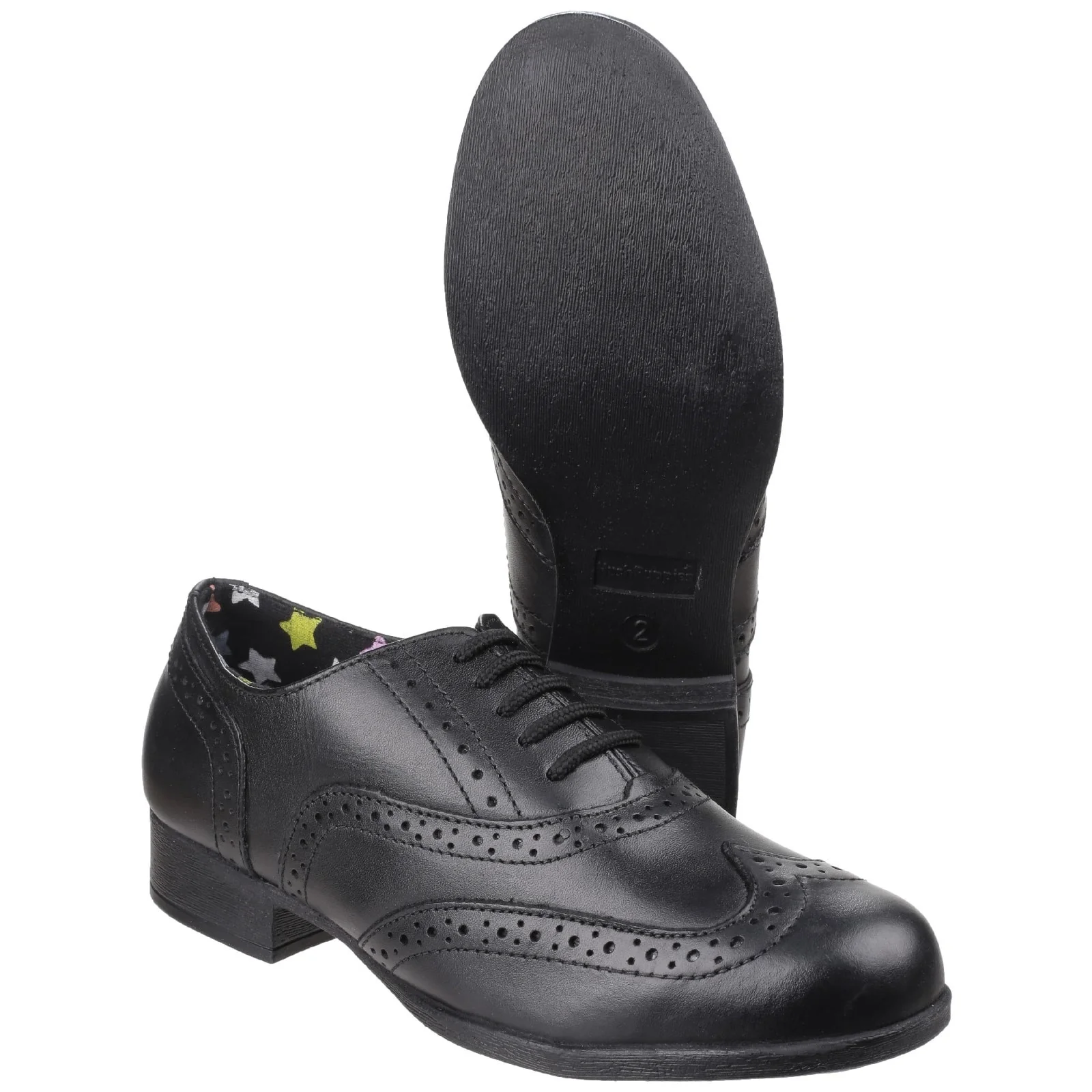 Hush Puppies Girls Kada Junior School Shoe Black - Image 4