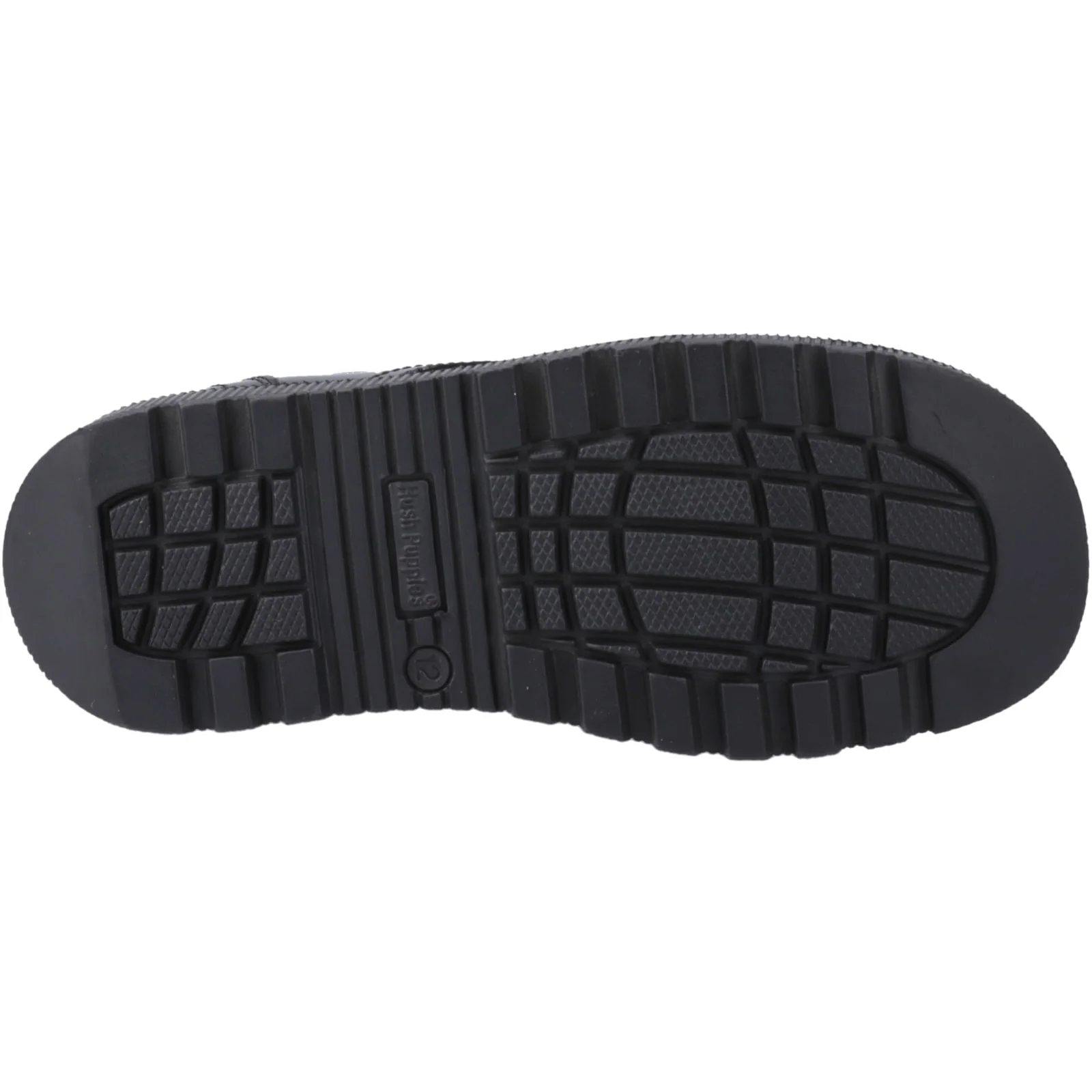 Hush Puppies Girls Keeley Lace Up Patent Snr Black - Image 3