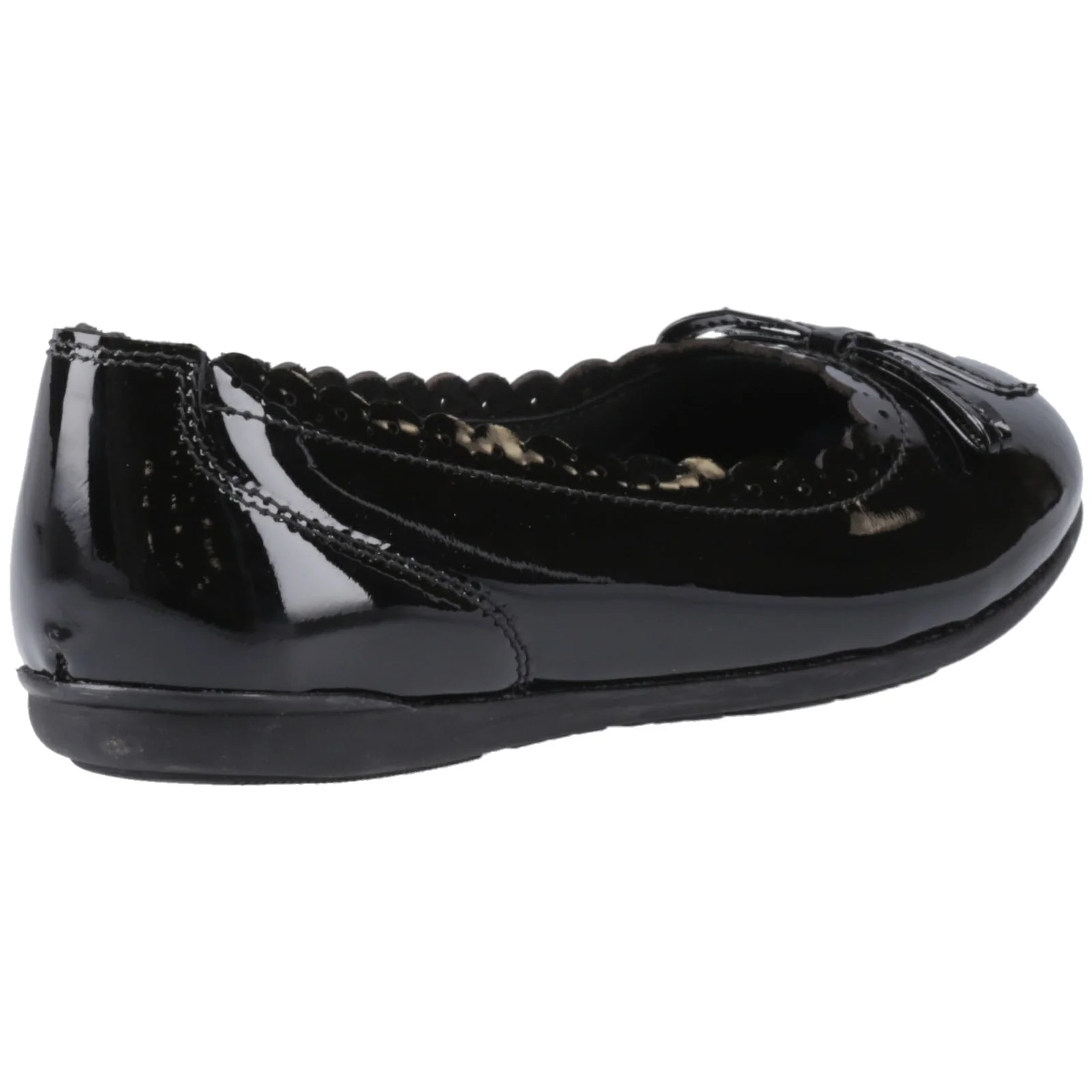 Hush Puppies Girls Lillie Ballerina Patent Black - Image 4